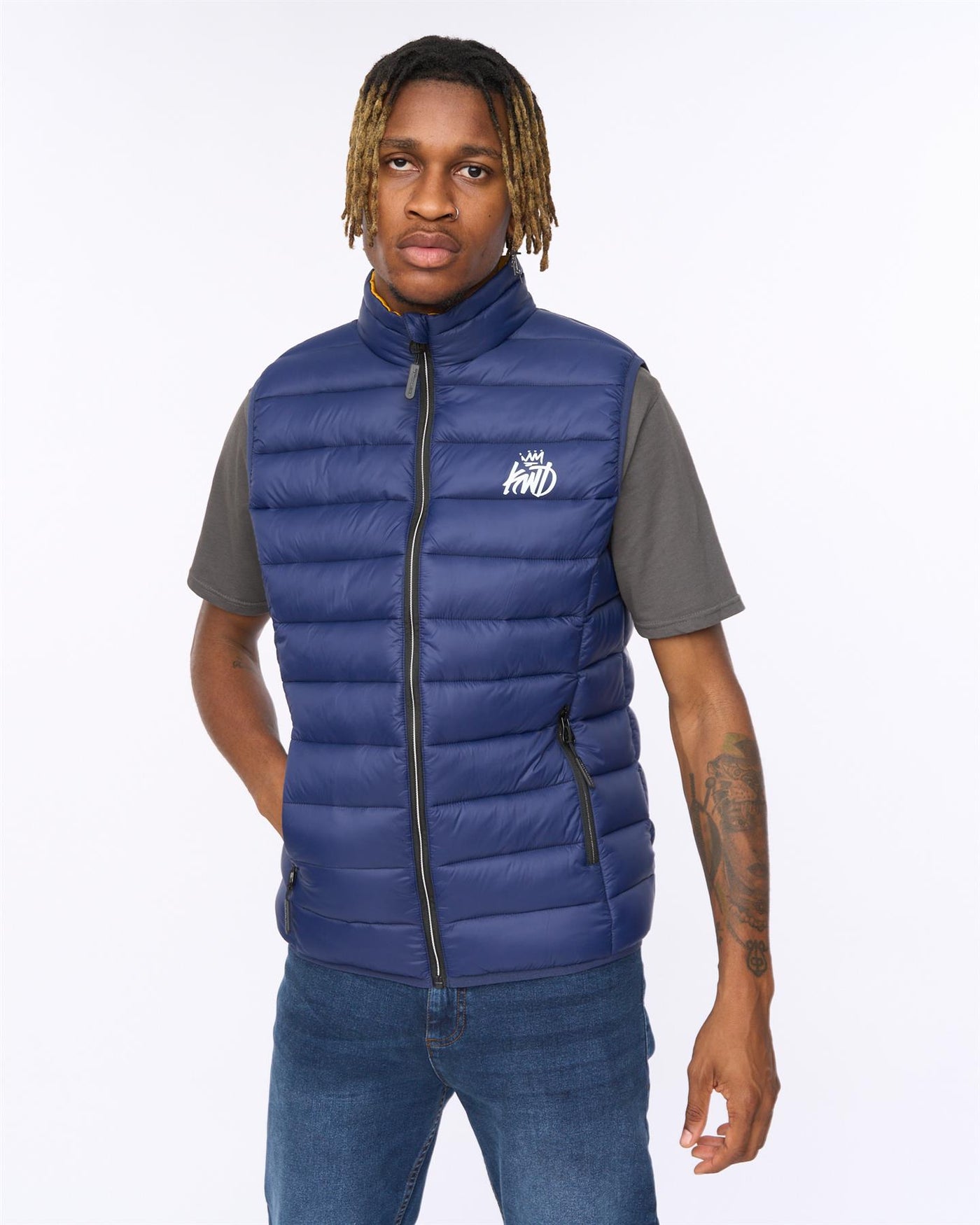 Mens Jackinson Gilet Navy