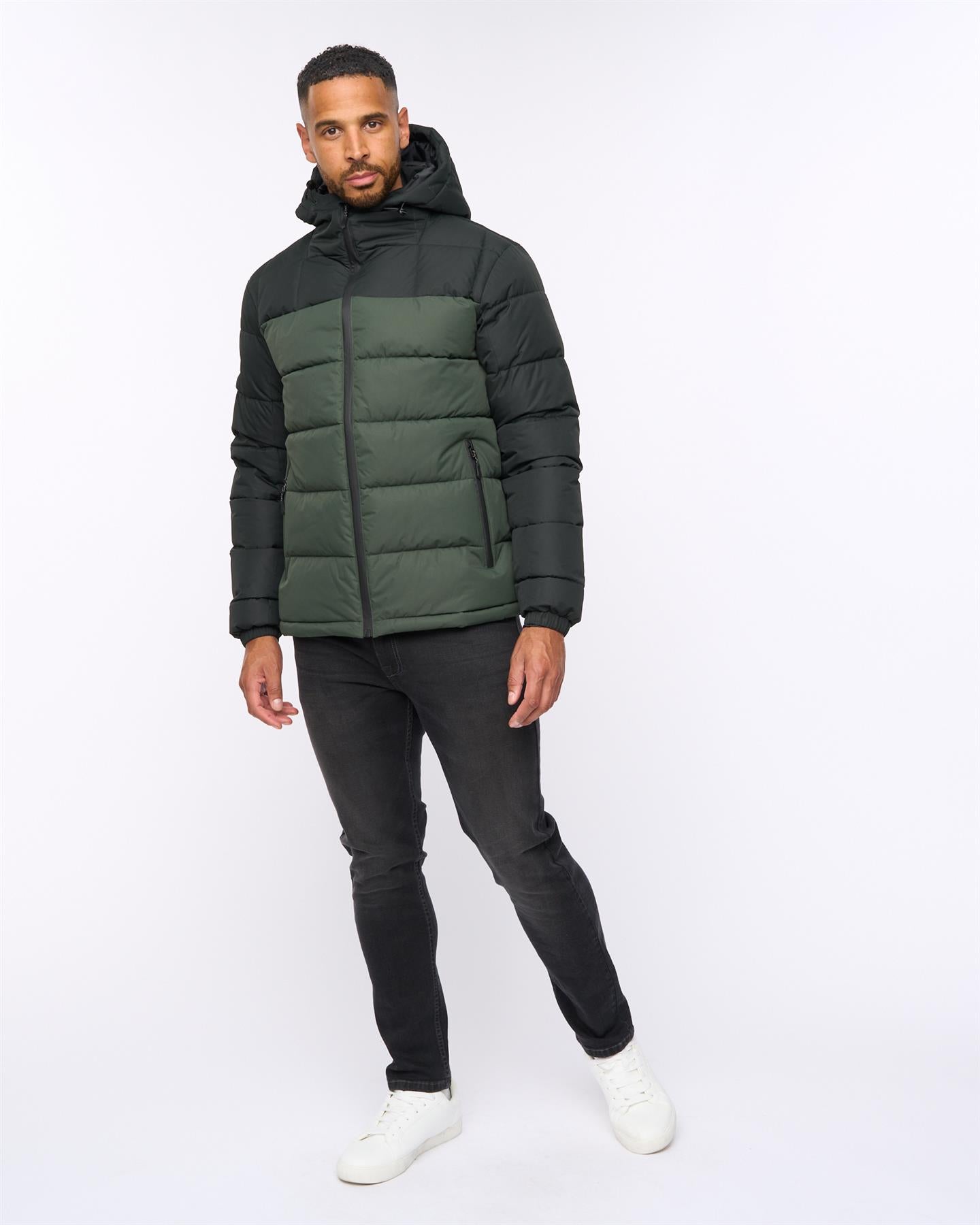 Archdale Puffer Jacket Dark Olive/Olive
