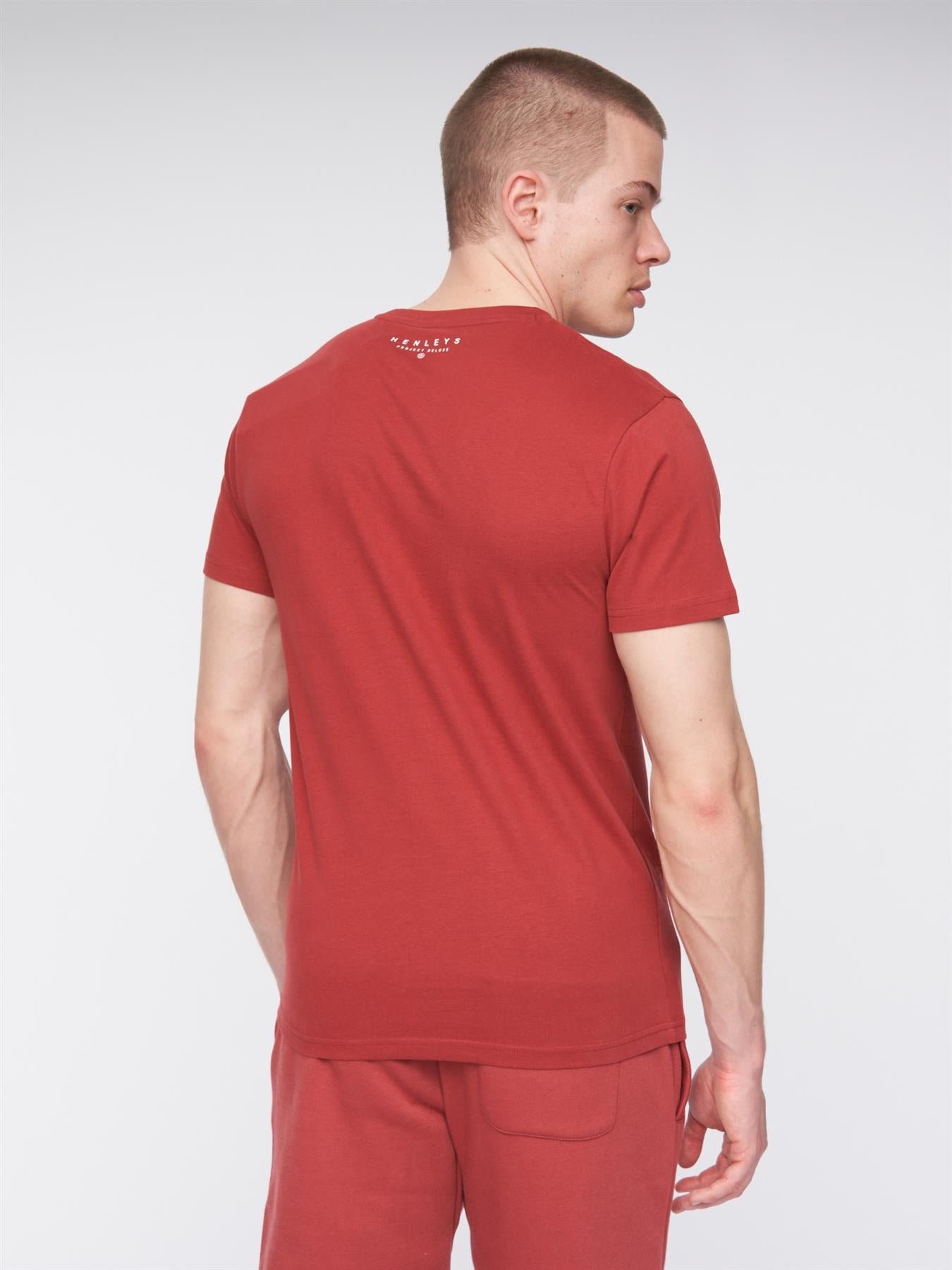 Mens Classhen T-Shirt Deep Red