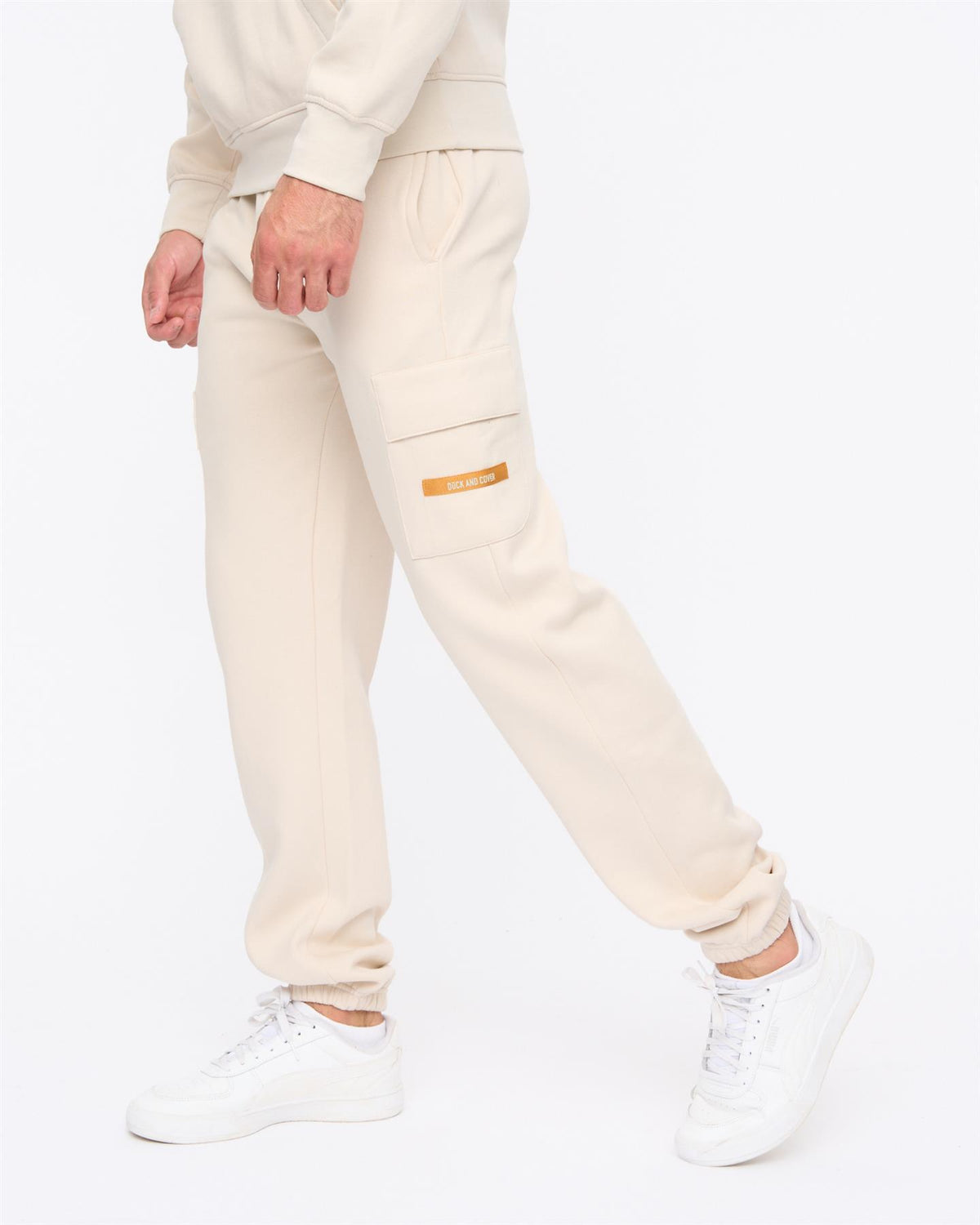 Mens Adamsberg Hoodie & Joggers Set Off White