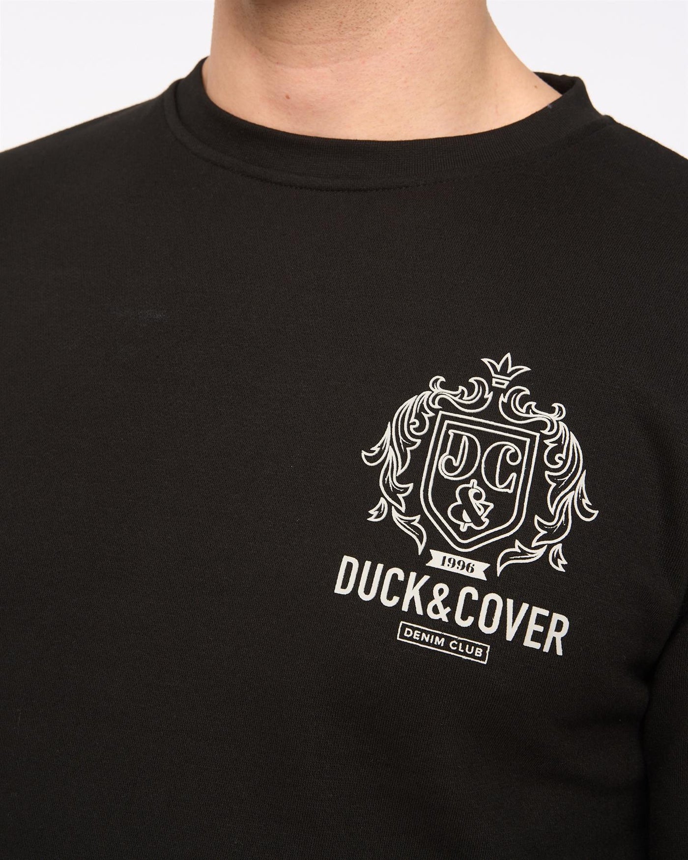 Mens Stoneham Crew Sweat Black