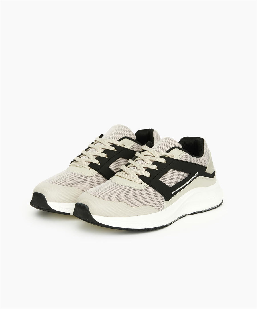 Mens Holywell Flyknit Trainers Stone/White