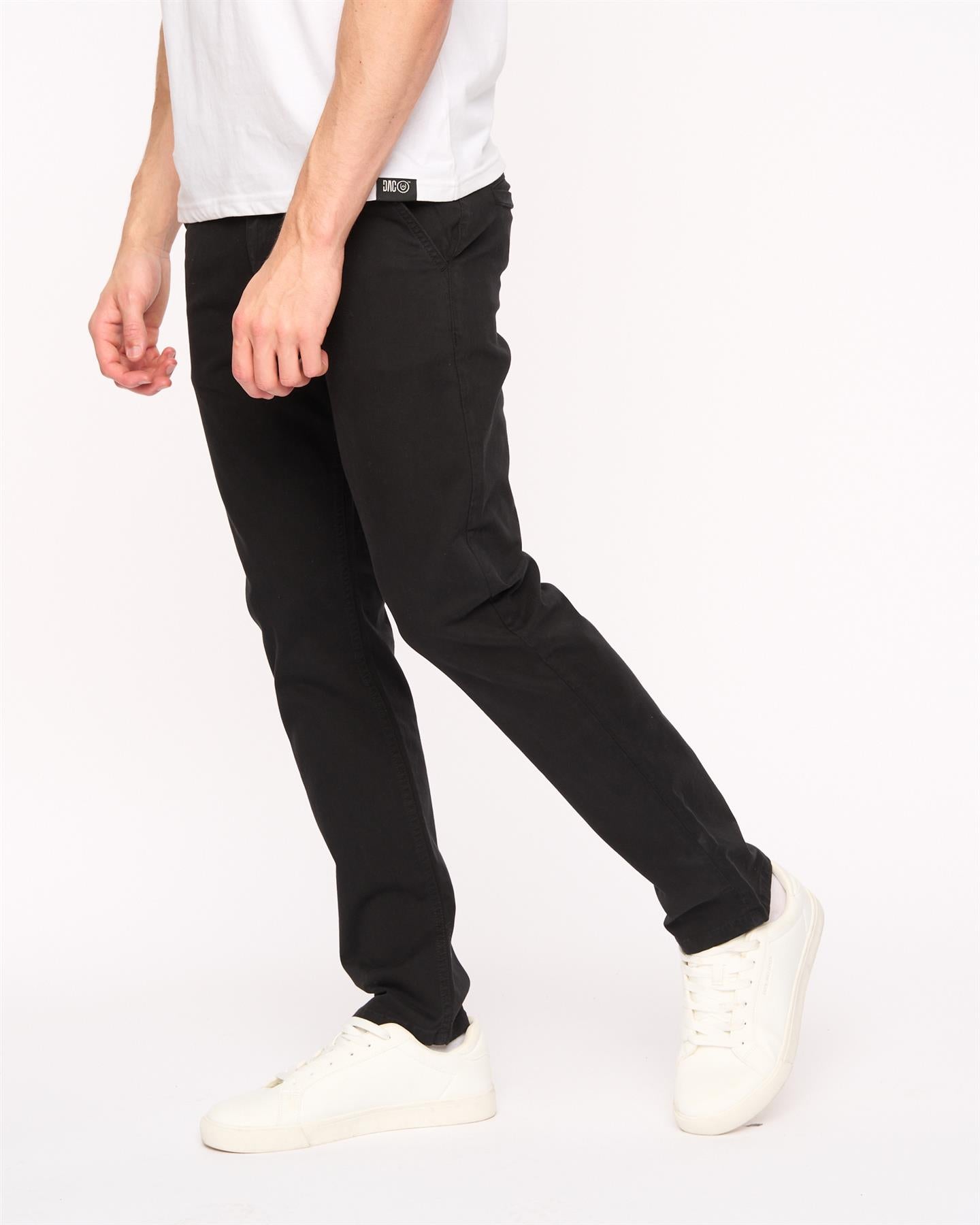 Mens Moretor Chinos Black