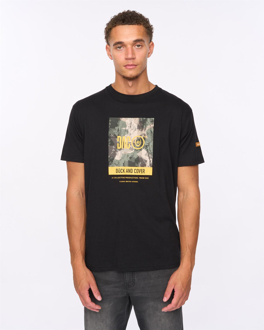 Mens Camostack T-Shirt Black