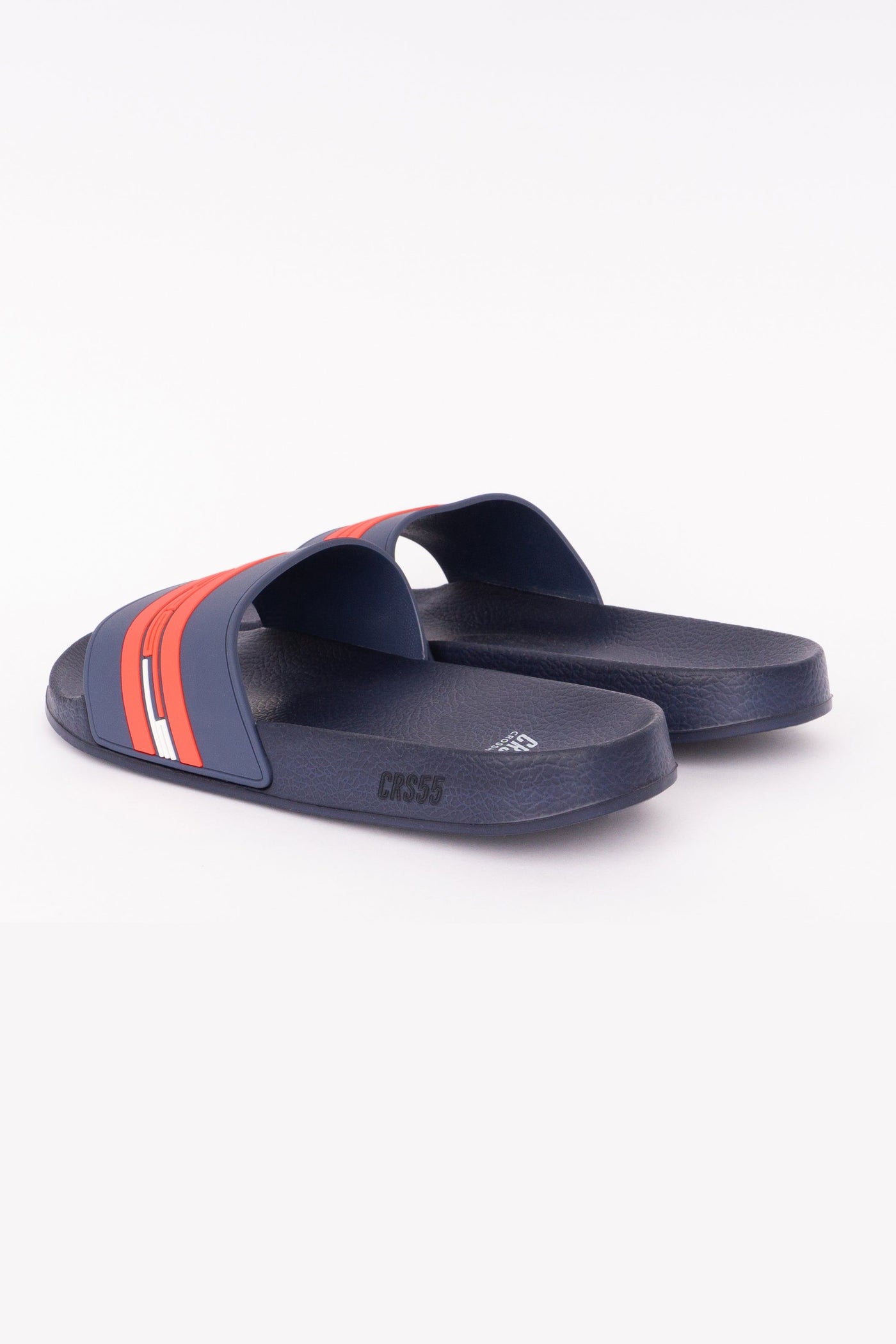 Mens Mentella Sliders Navy/Red