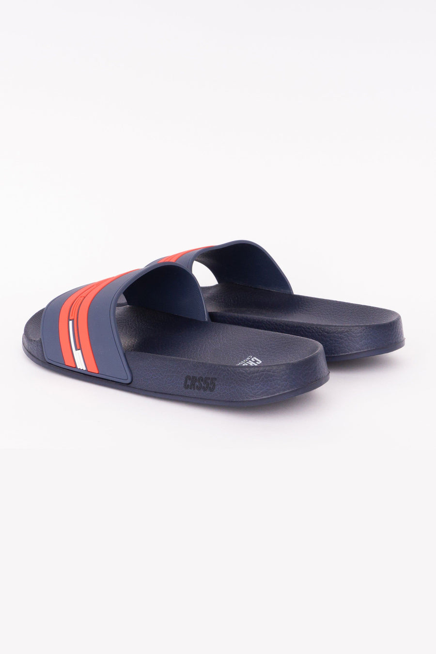 Mens Mentella Sliders Navy/Red