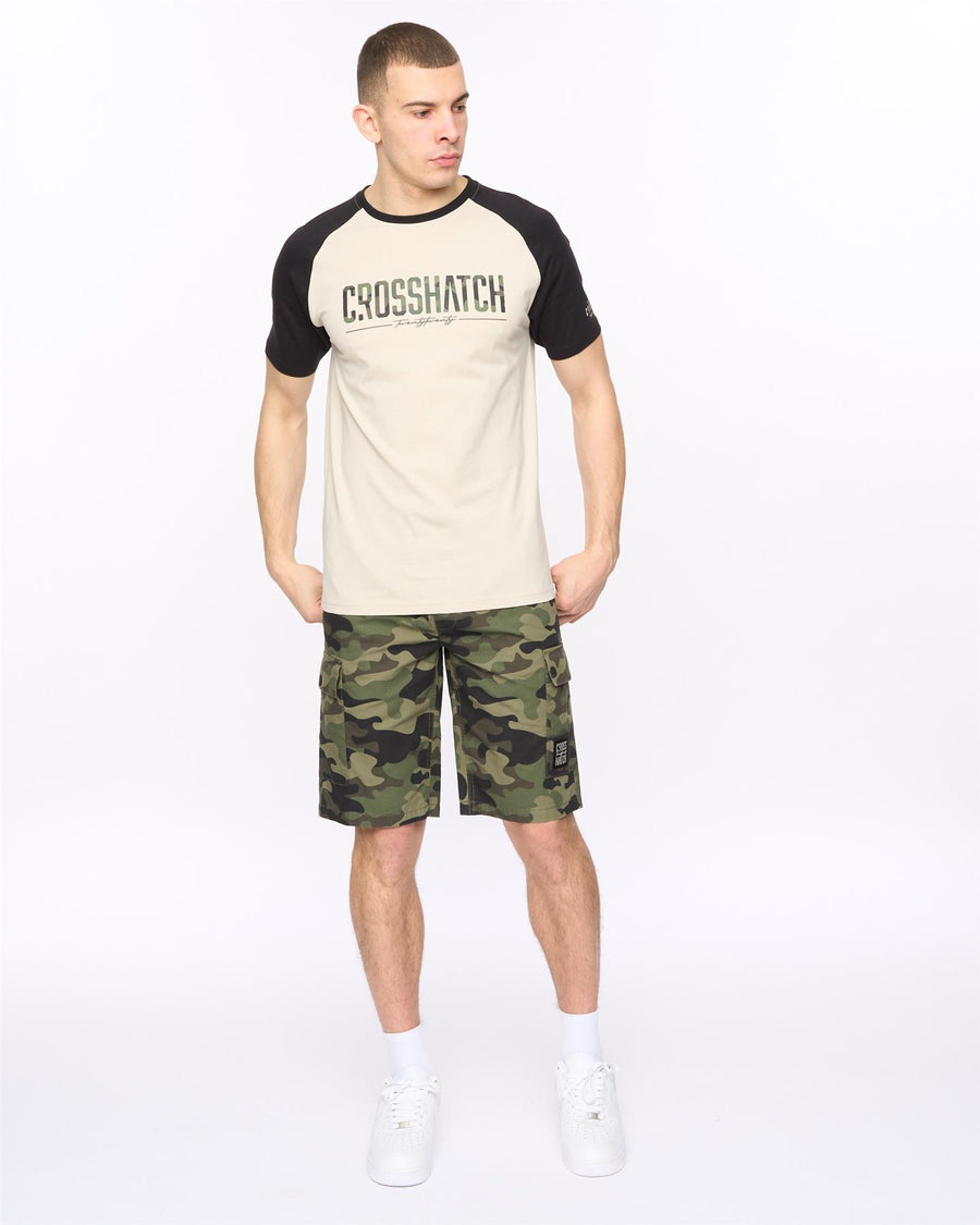 Mens Camtort Camo Shorts Olive Camo