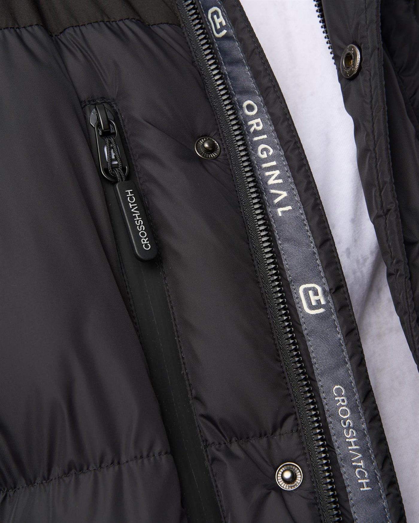 Mens Squadage Panel Jacket Black