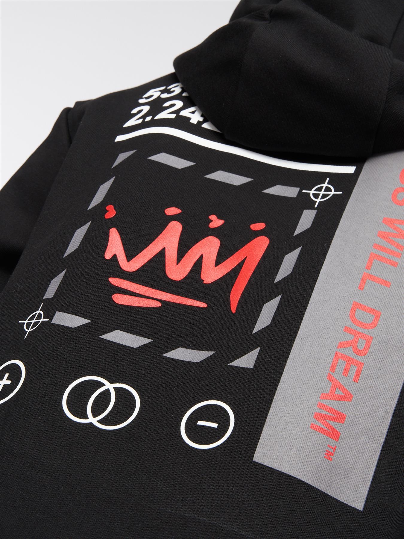 Beaumor 2.0 Hood Black / White / Red