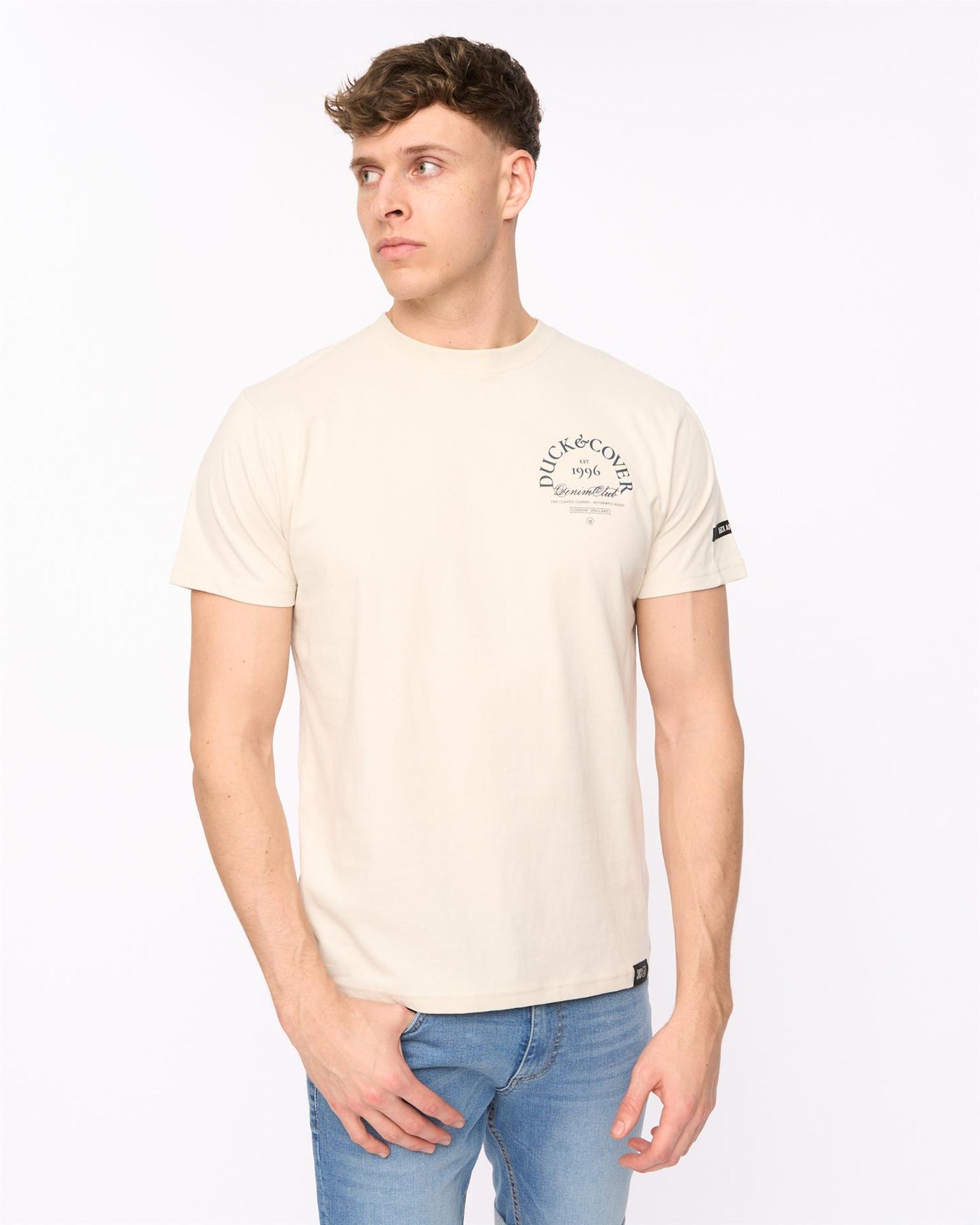 Mens Sudbury T-Shirt Light Stone
