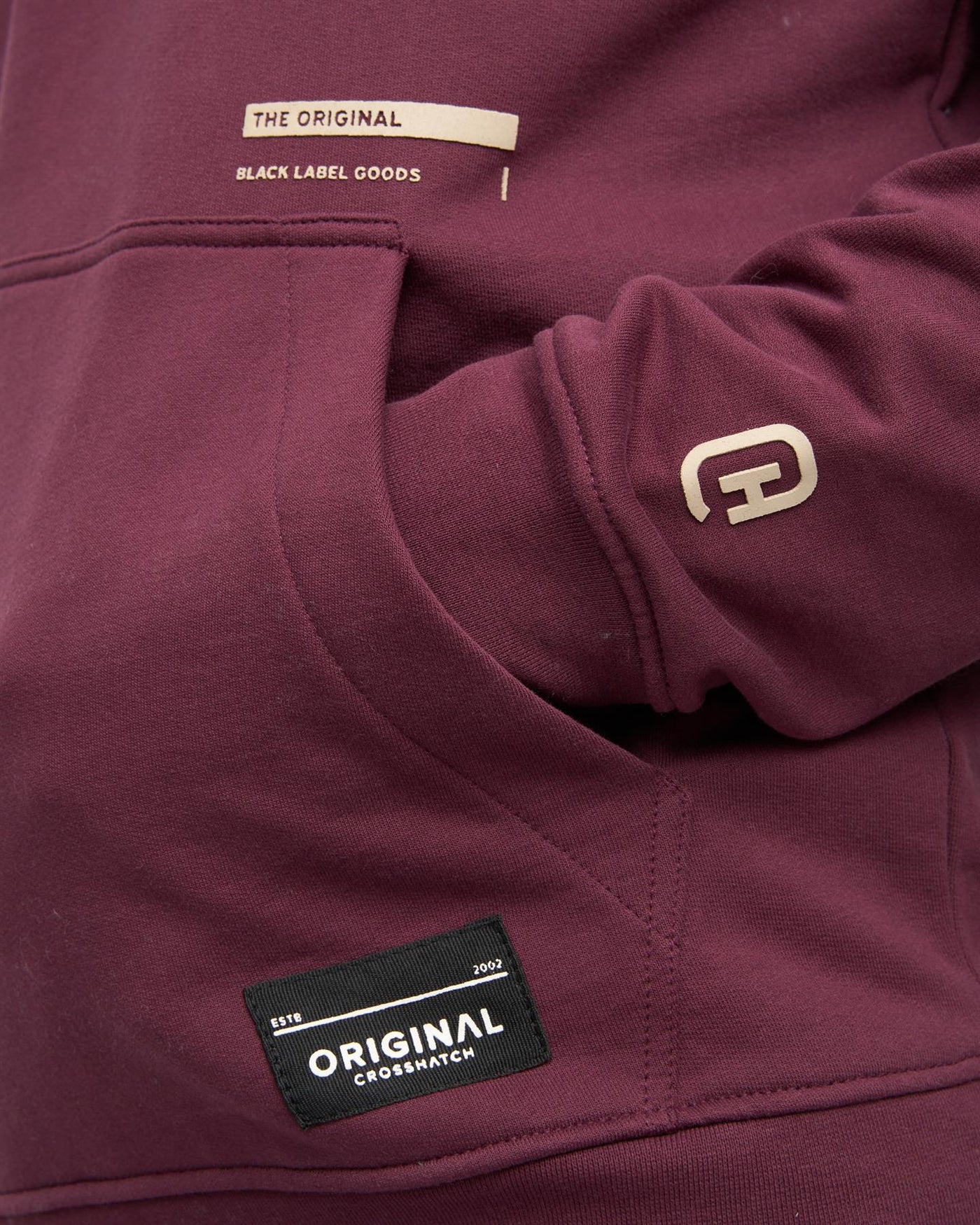 Mens Moules Hoodie Wine