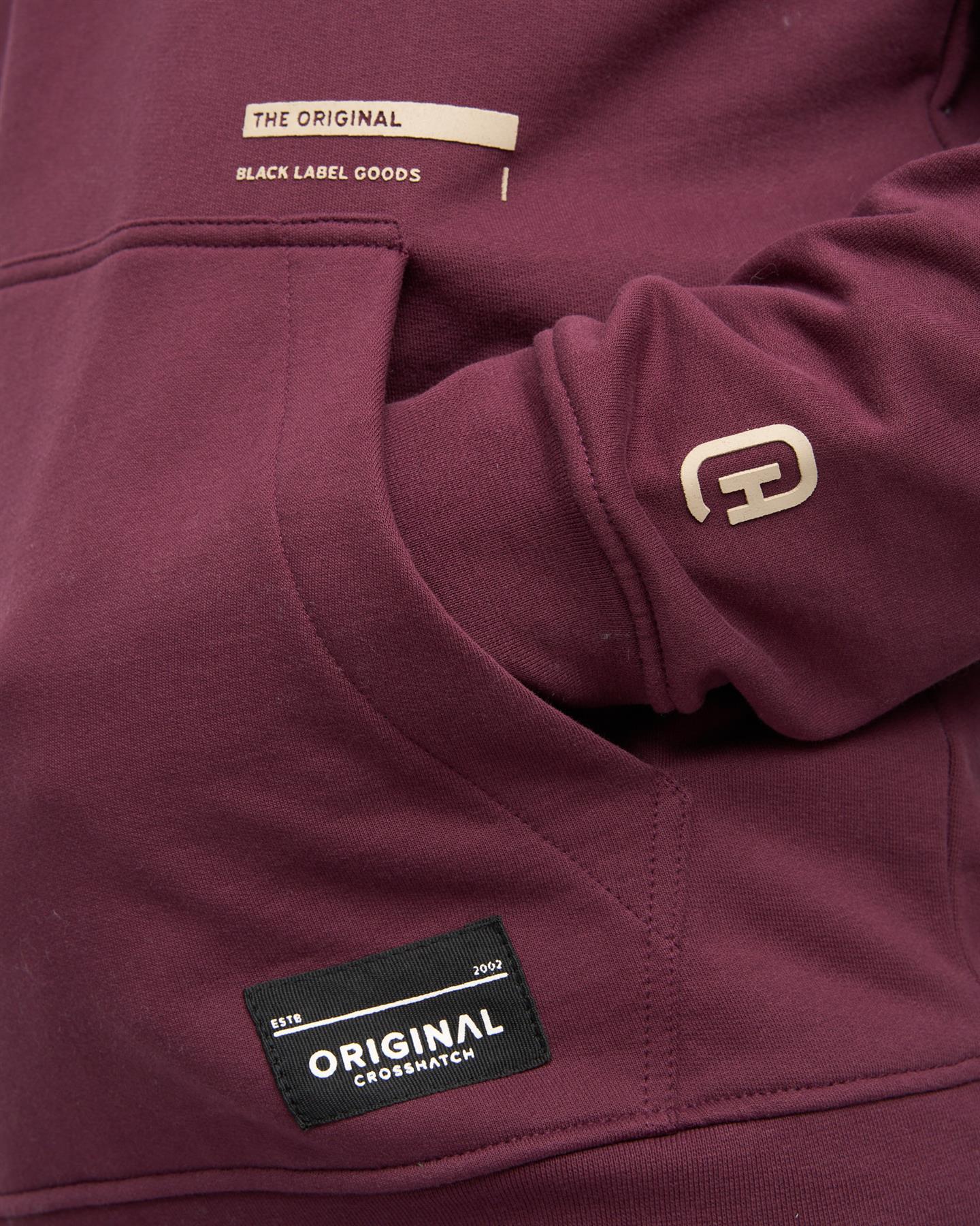 Mens Moules Hoodie Wine