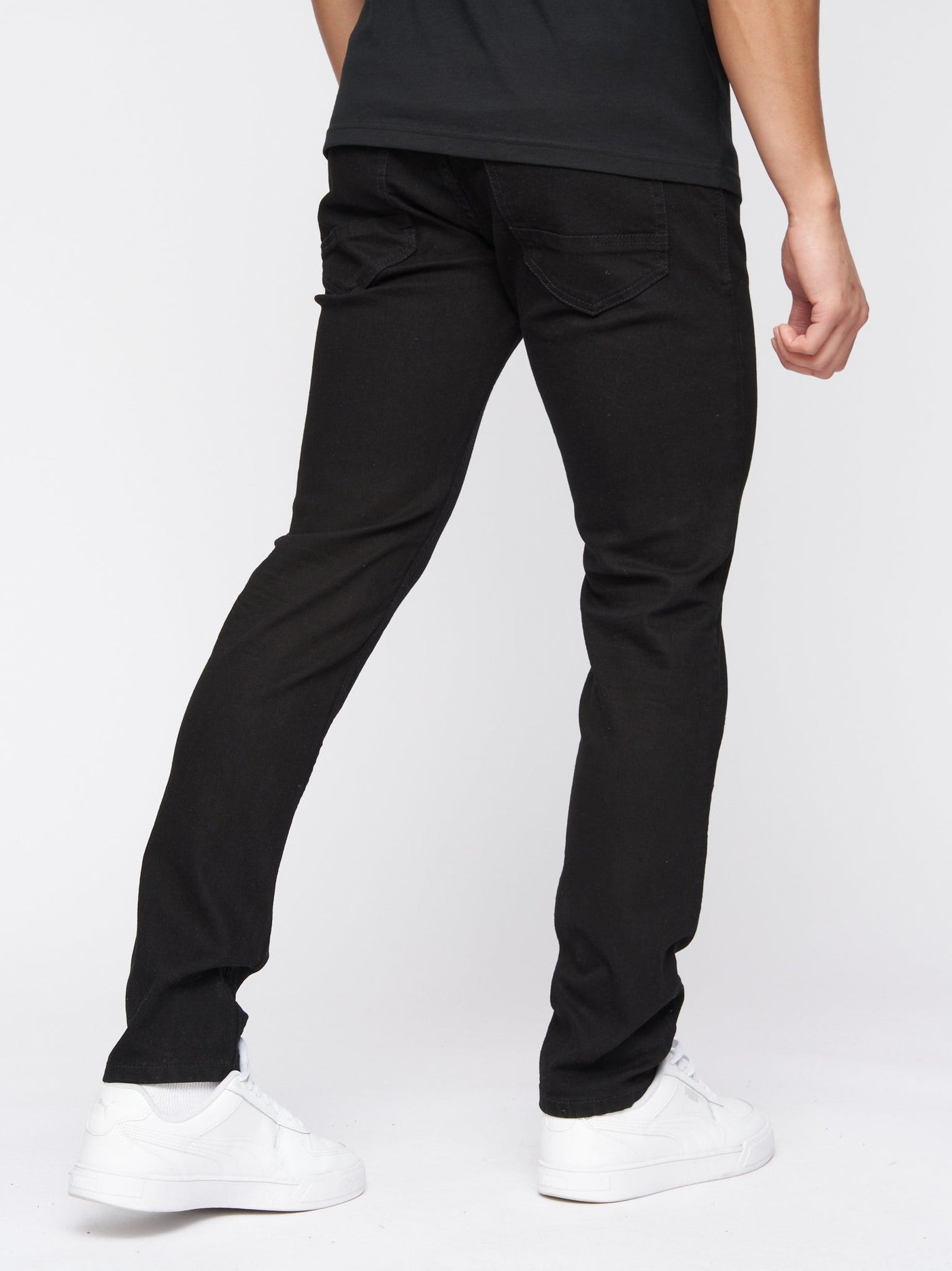 Buraca Slim Fit Denim Jeans Black
