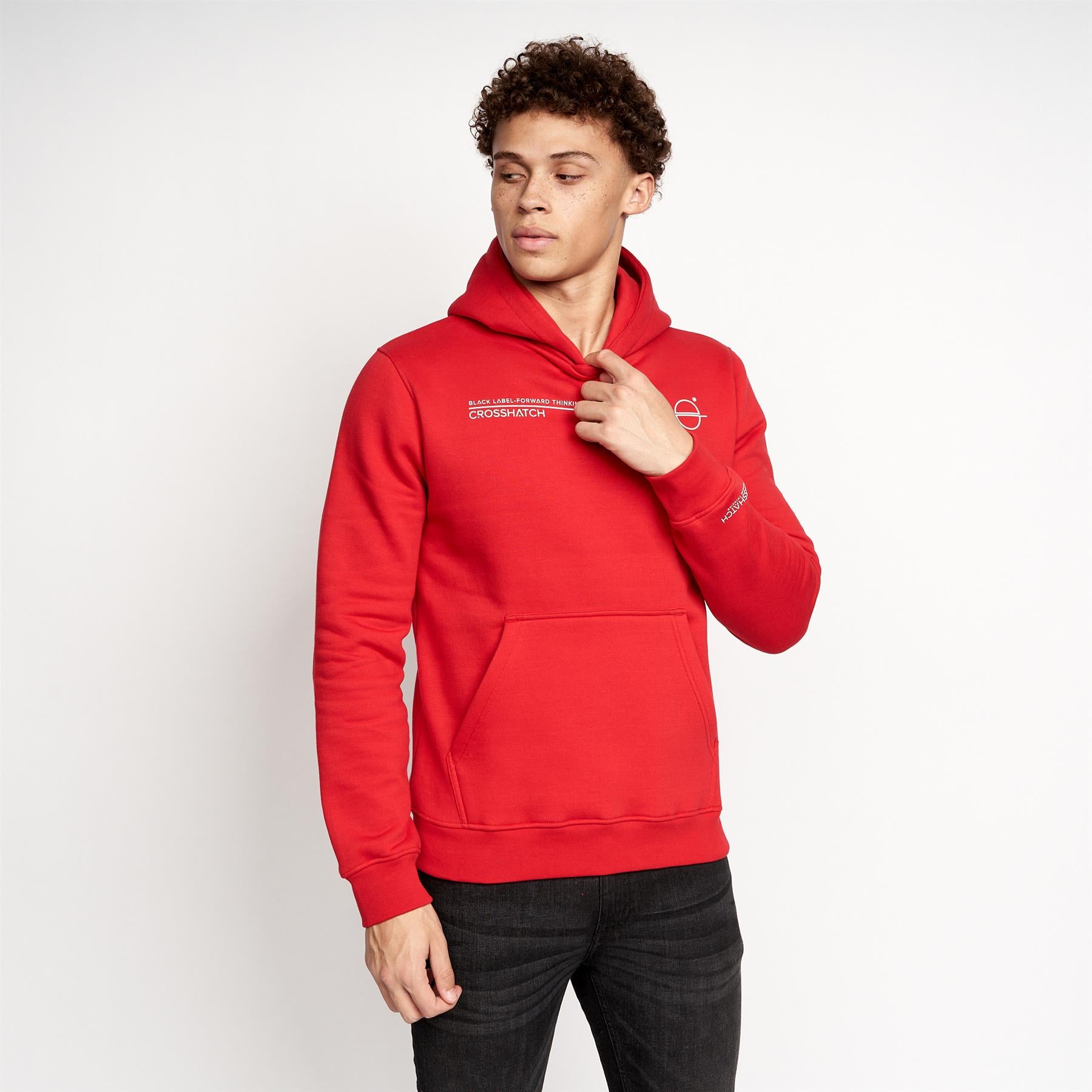 Mens Karver Hoodie Red