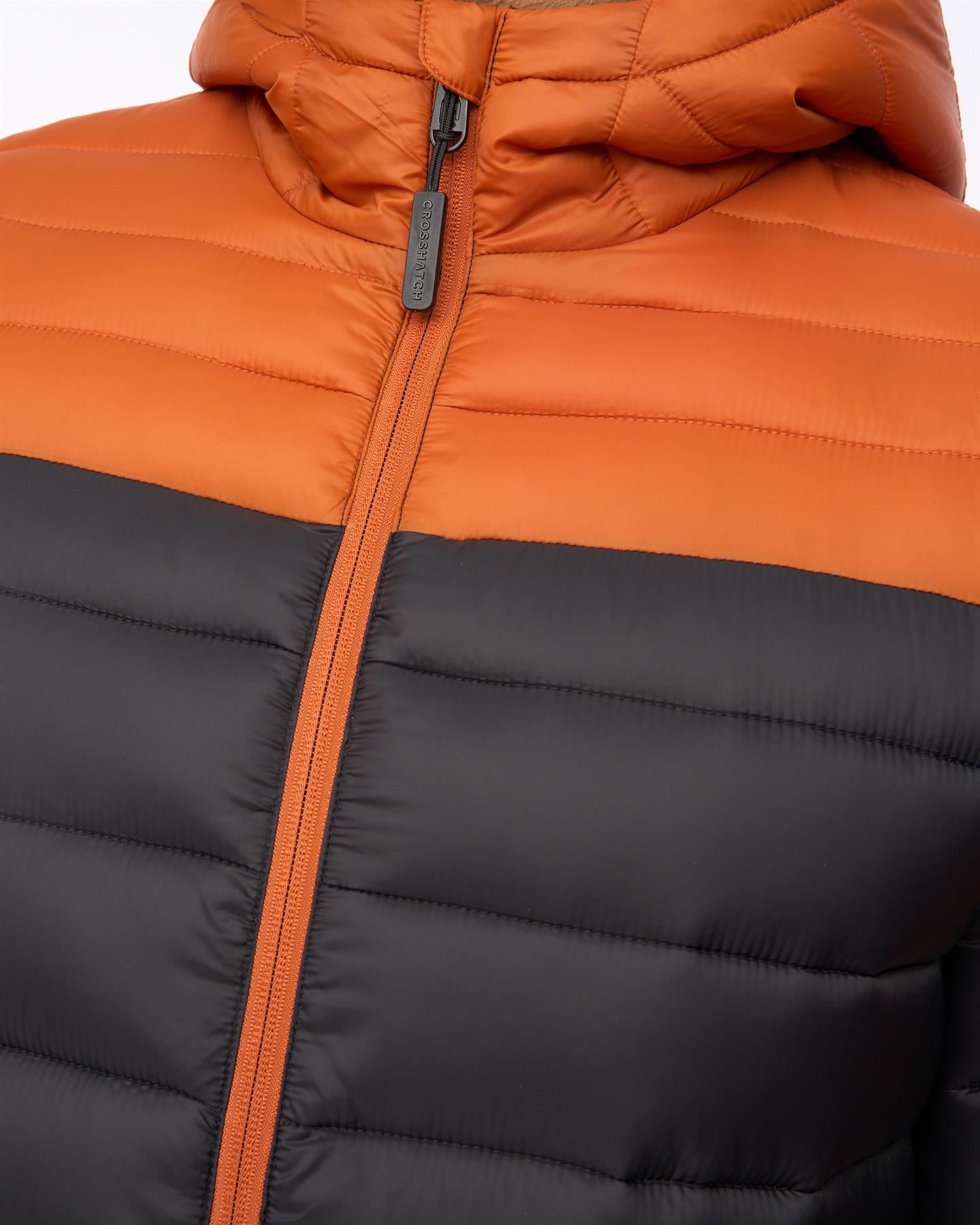 Mens Velopment Jacket Burnt Orange