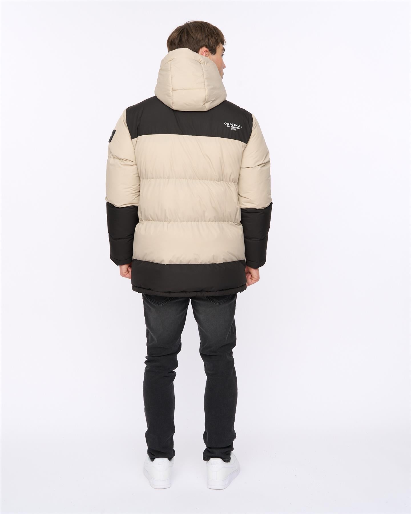 Mens Squadage Panel Jacket Stone