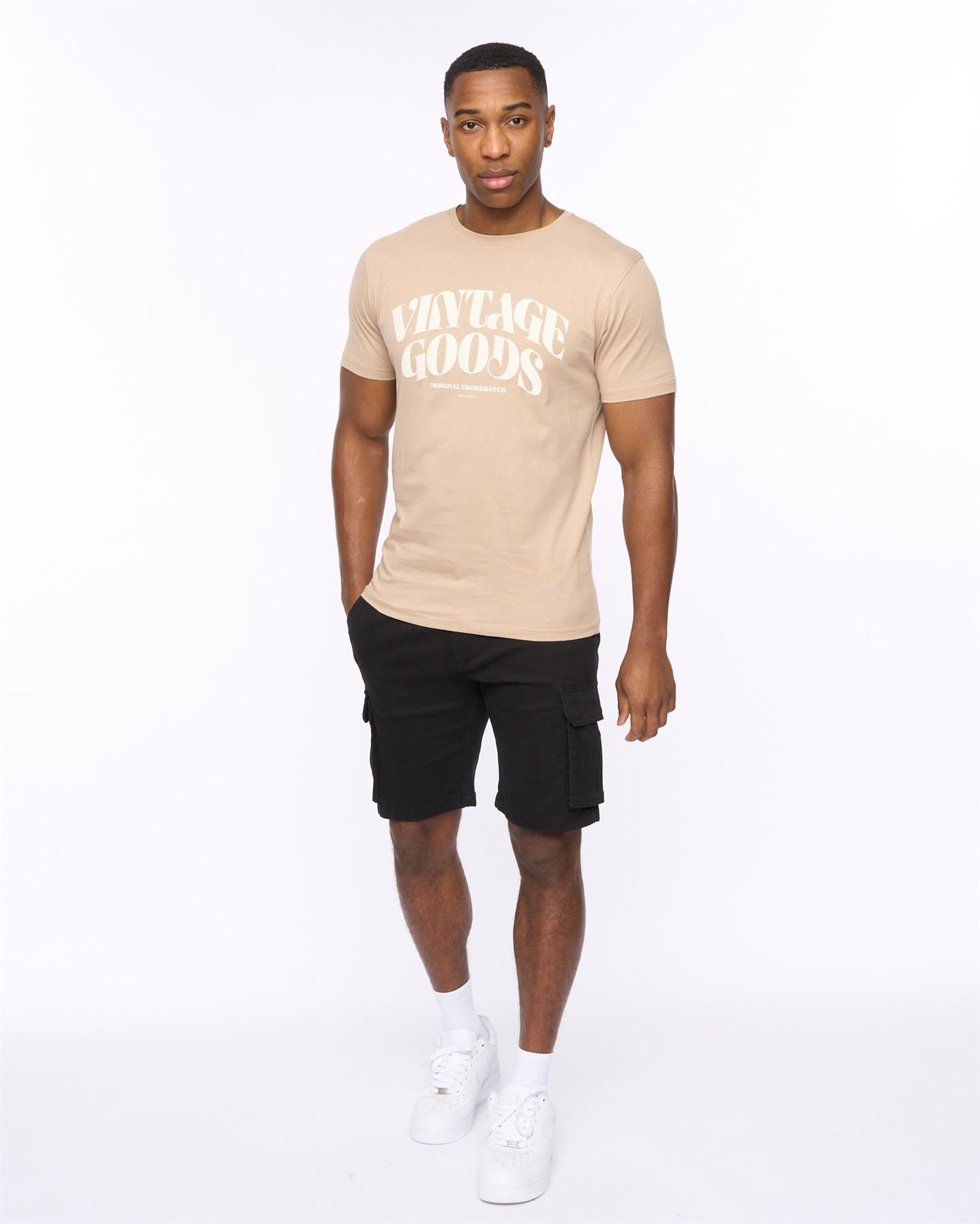 Mens Wilsby T-Shirt Stone