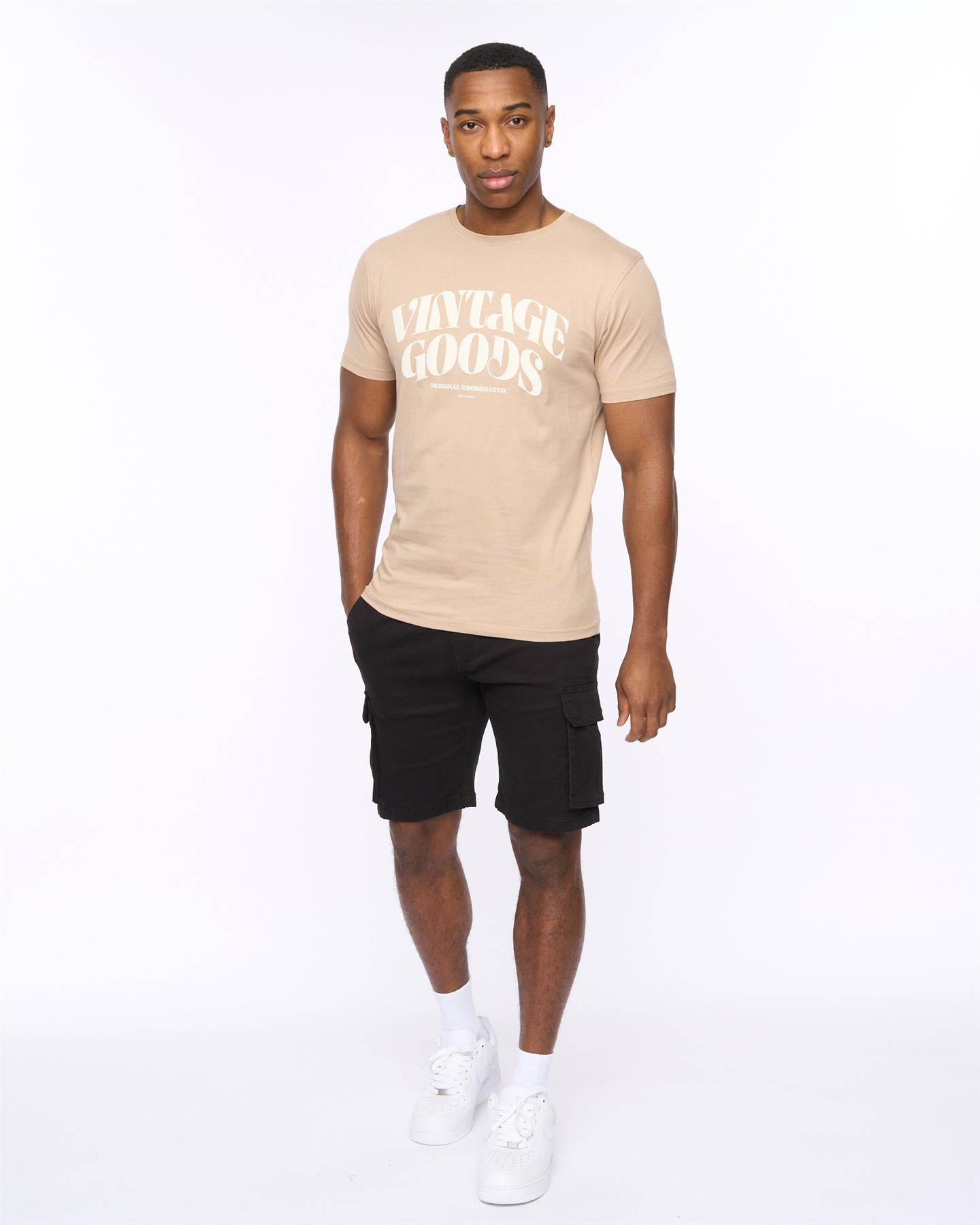 Mens Wilsby T-Shirt Stone