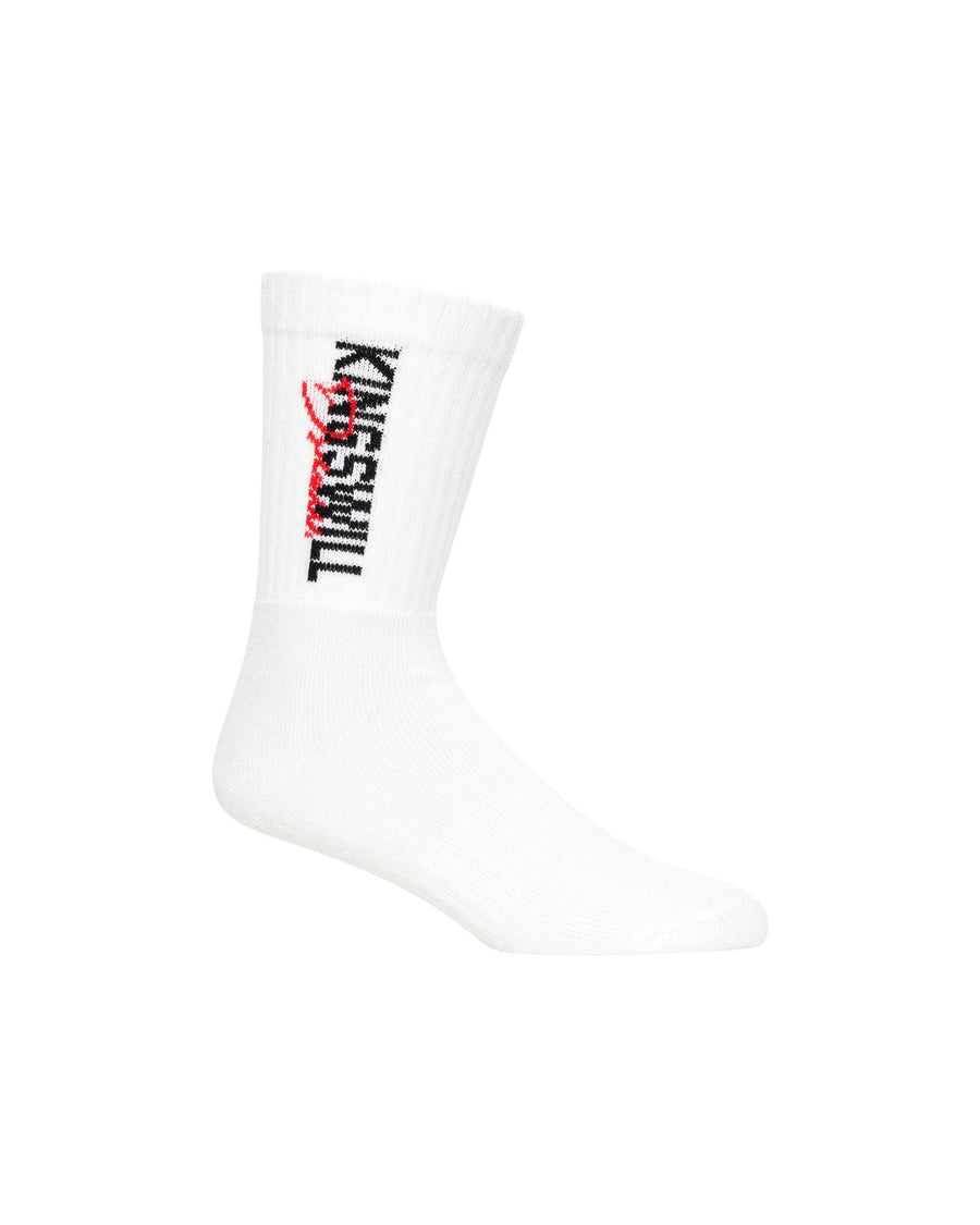 Mens Bilkie Sports Socks 3pk White