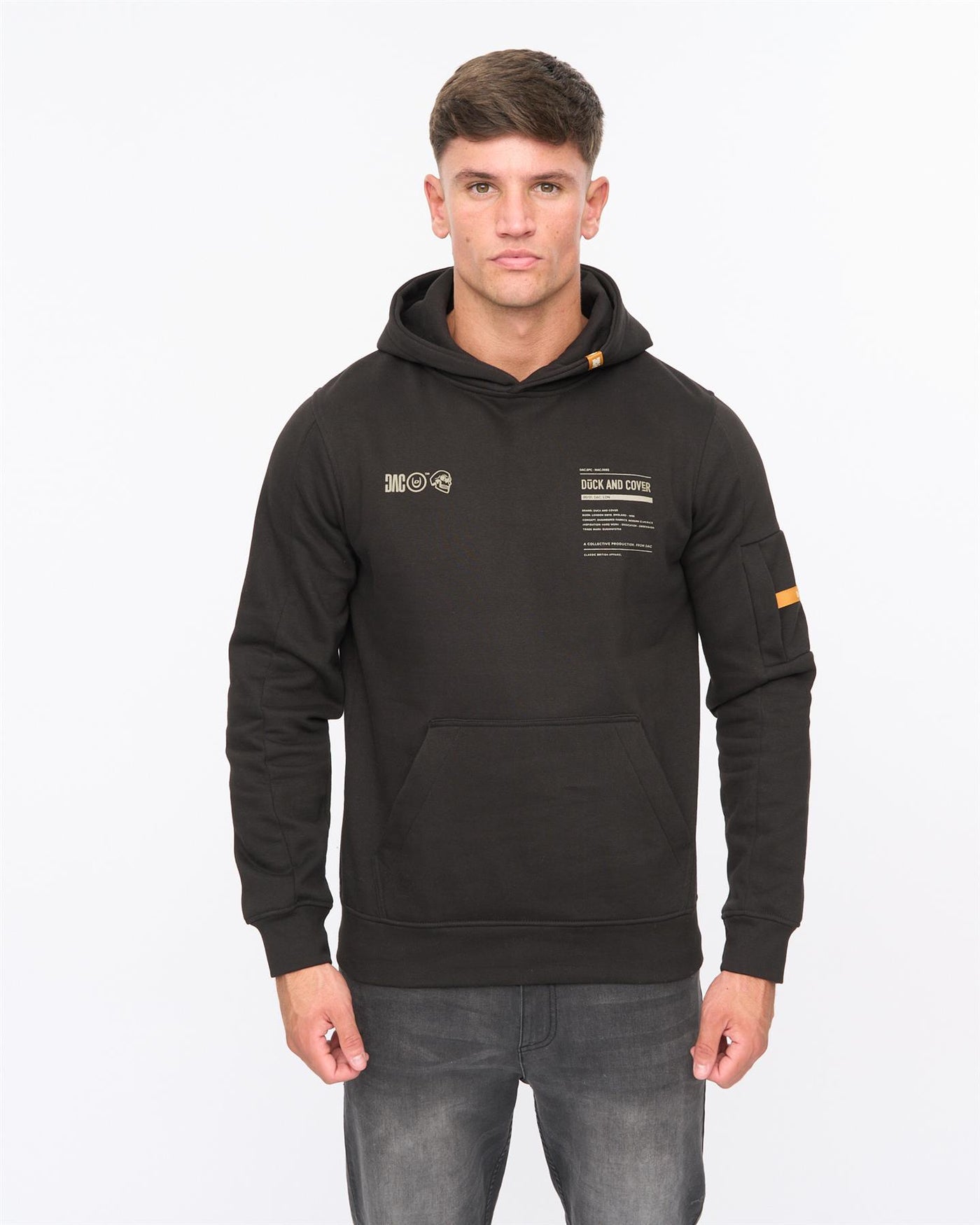 Mens Skullmatic Hoodie Black