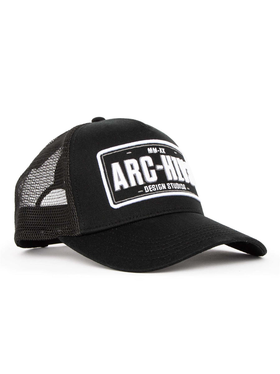 Mens Pitstop Trucker Cap Black