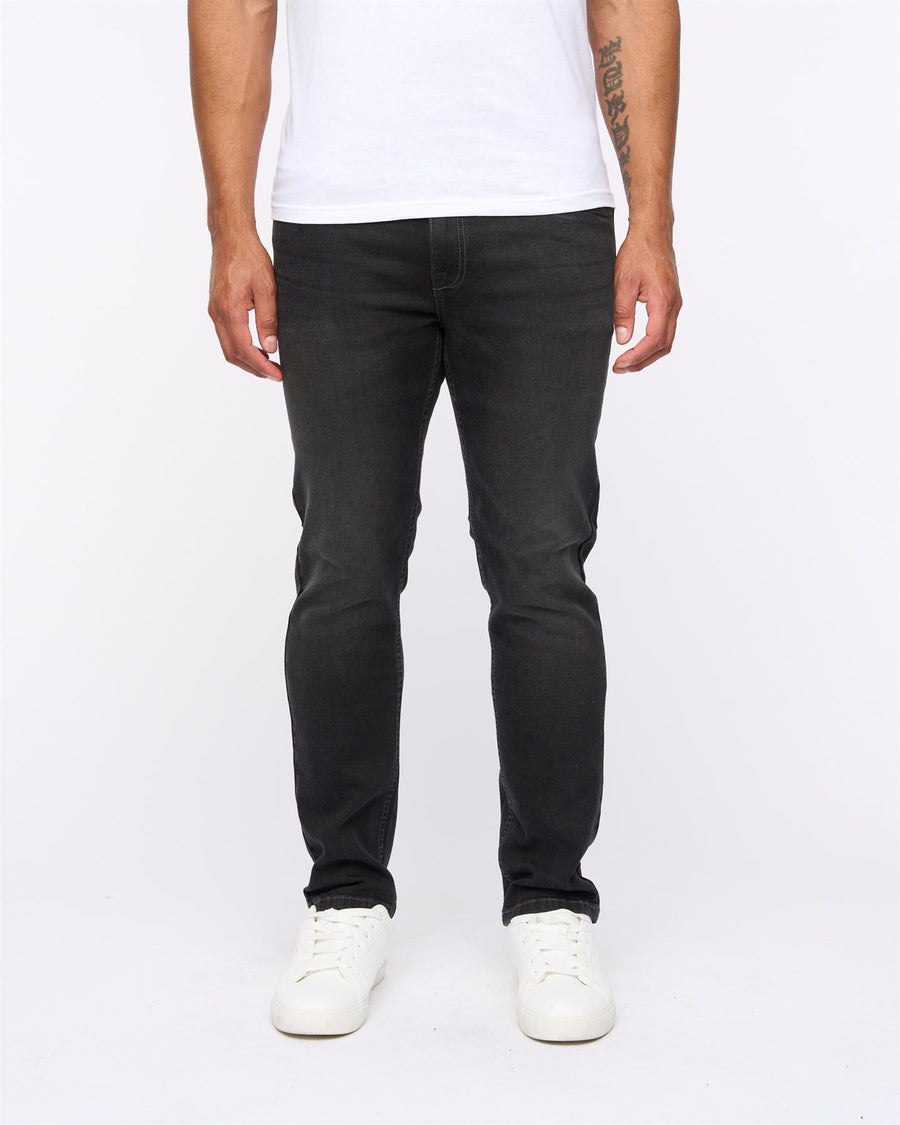 Mens Abingdon Slim Fit Jeans Black