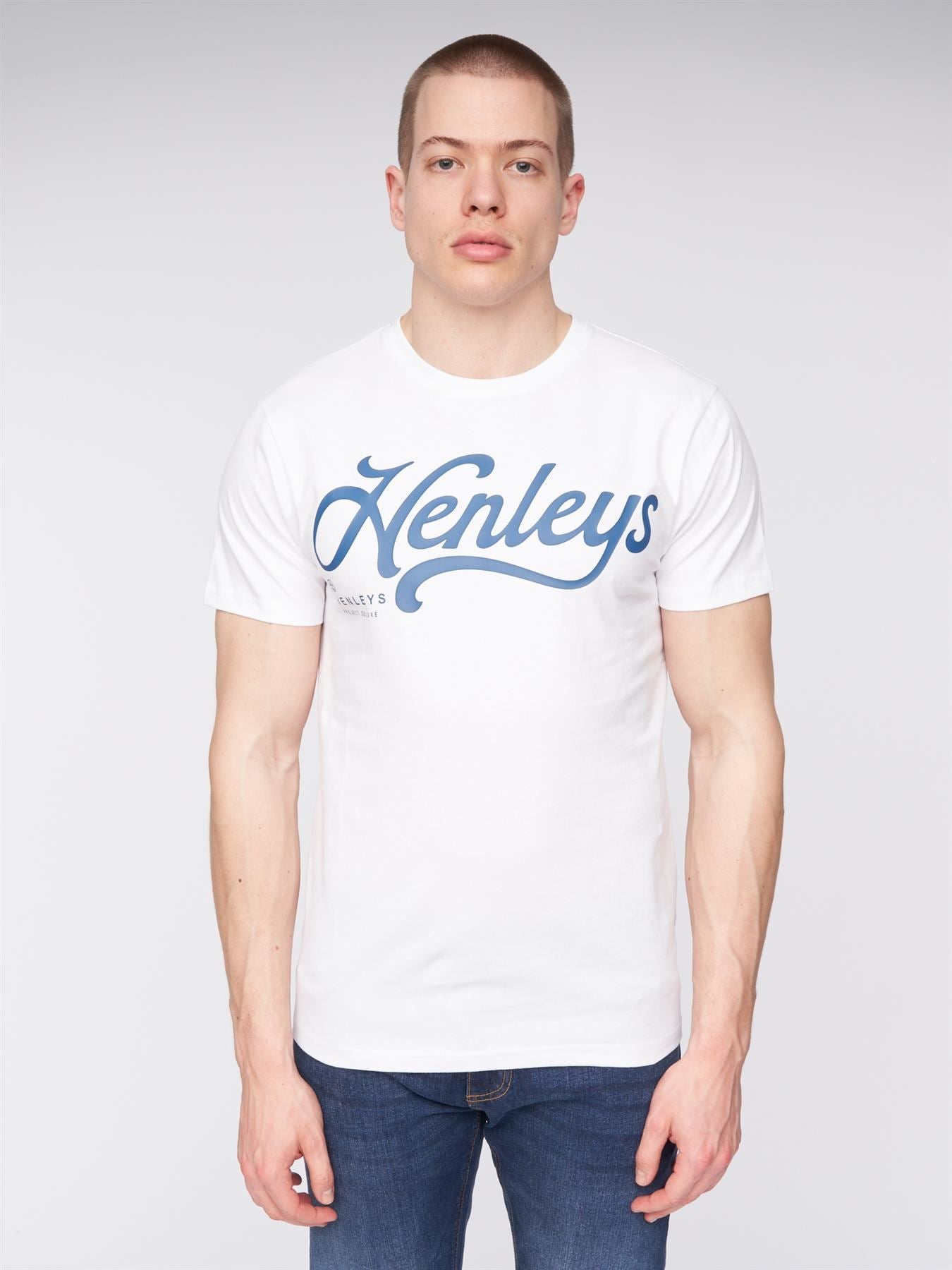Mens Scripthen T-Shirt White
