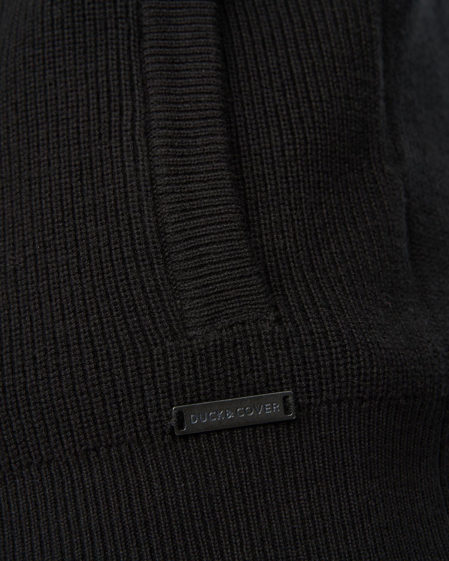 Mens Venosa Shawl Cardigan Black