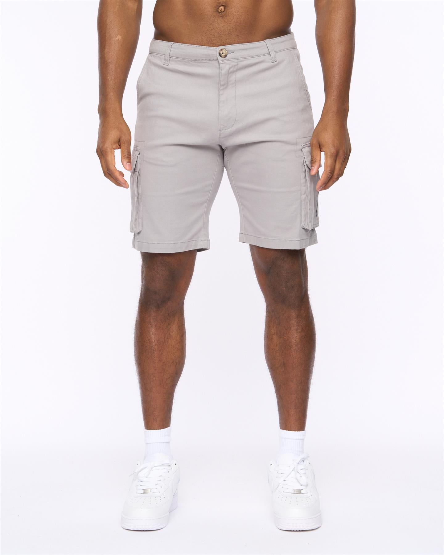 Mens Frentons Cargo Shorts Grey