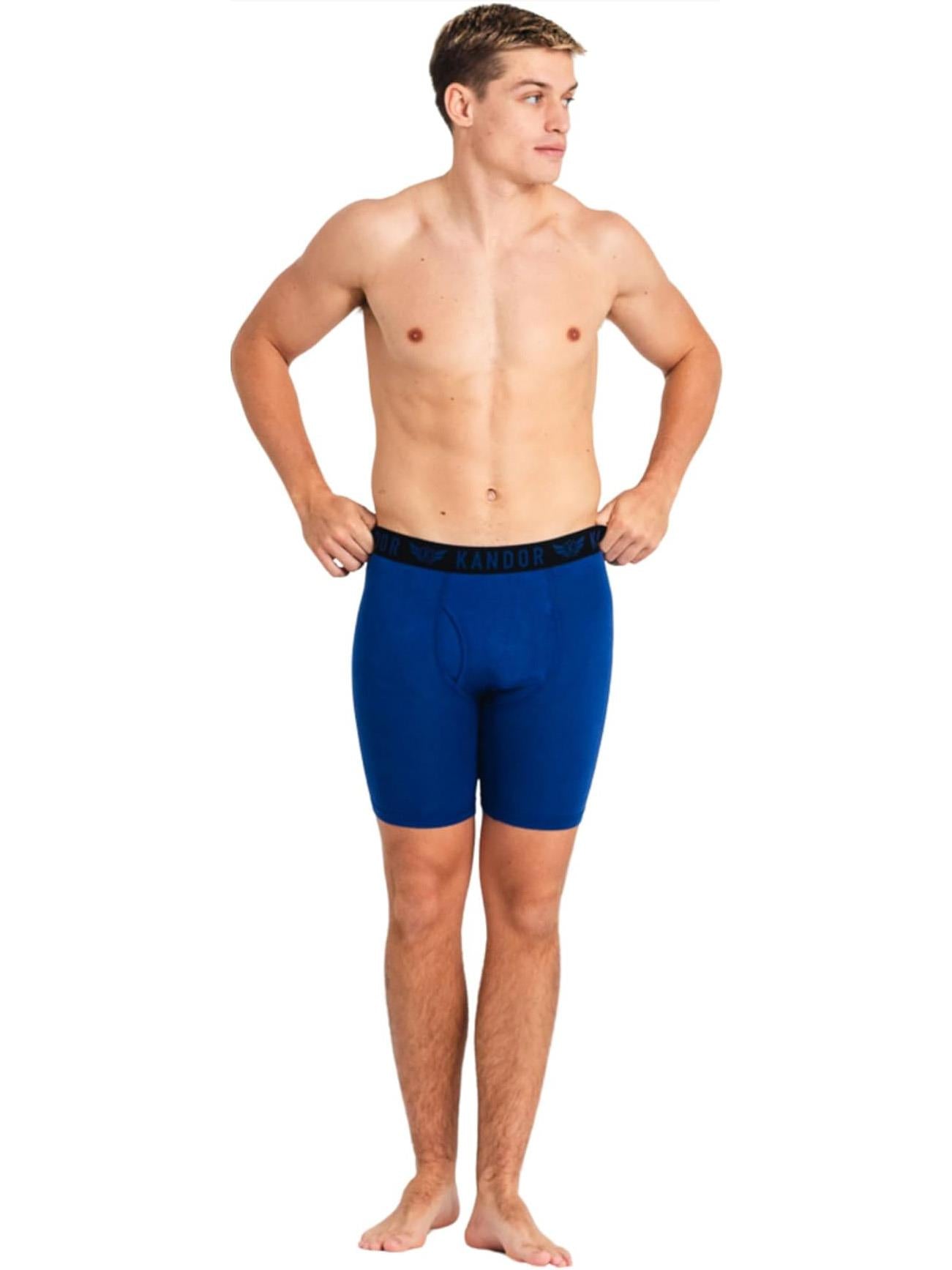 Men's Bambuso Boxers 3pk Yellow/Wine