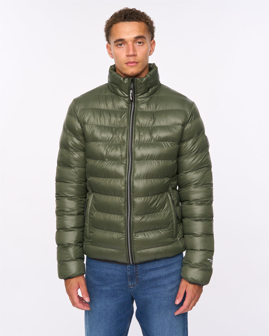 Mens Shemmy Two Quilted Jacket Dark Olive
