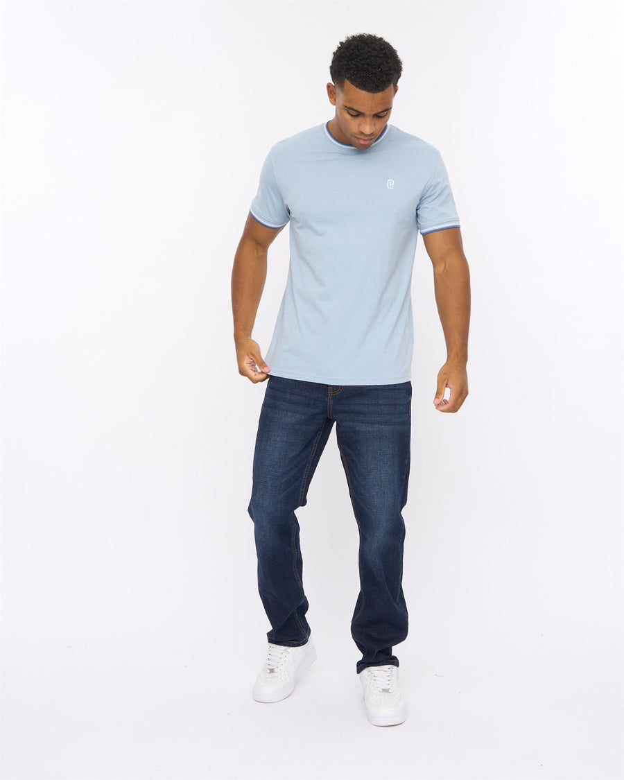 Mens Shellworth T-Shirt  Light Blue