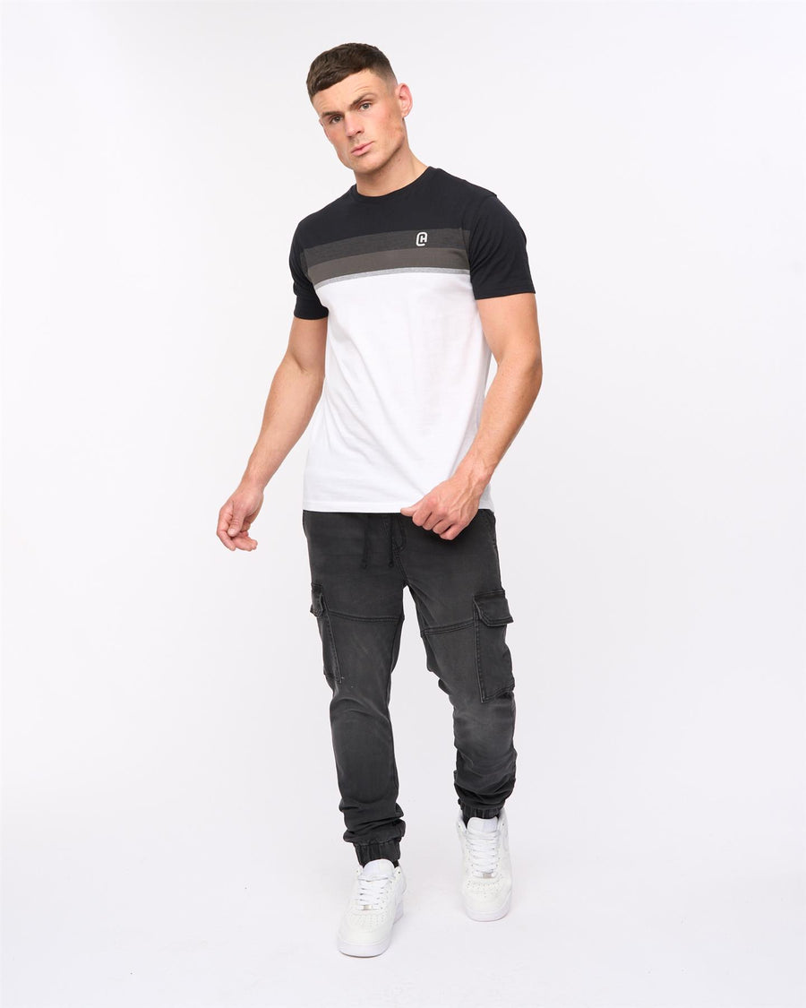 Malimore Cargo Cuff Jeans Black Wash