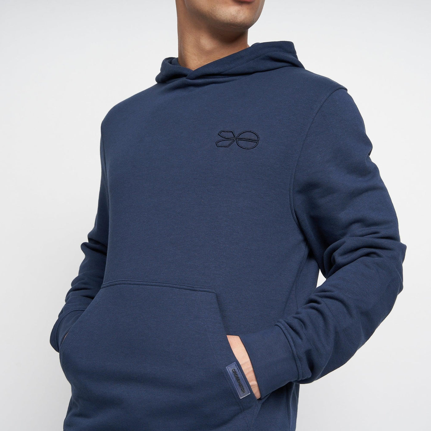 Crosshatch Mens Emmson Hoodie Navy