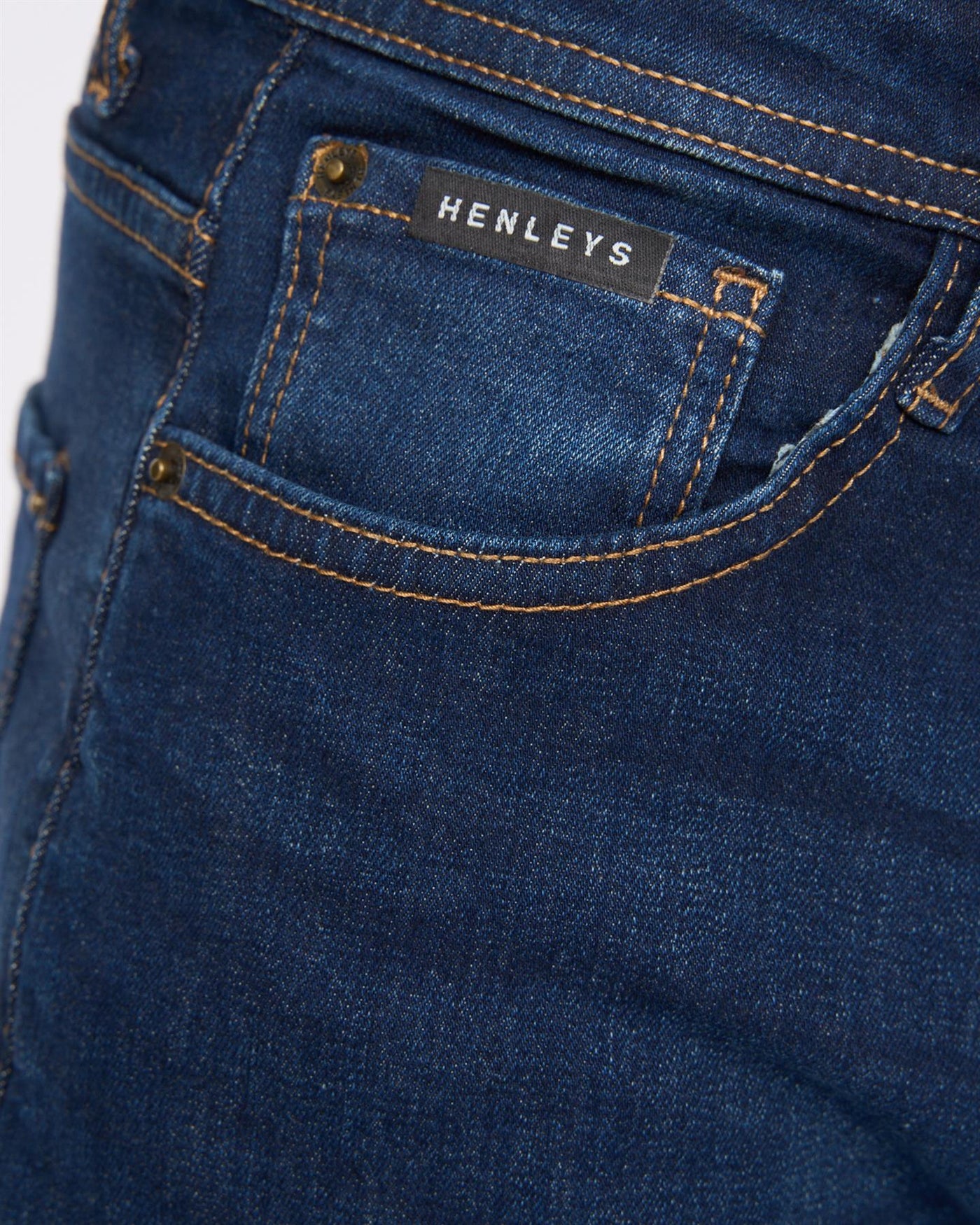Mens Craze Comfort Fit Jeans Dark Wash