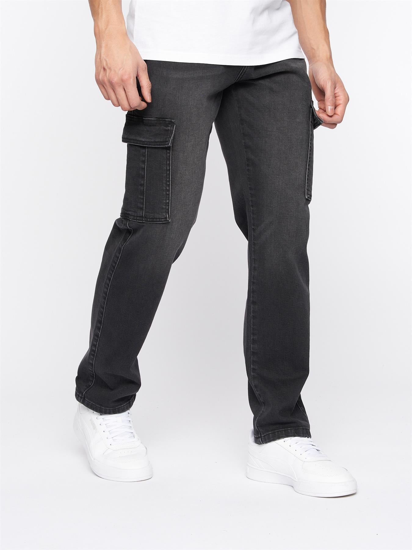 Kremtap Cargo Jeans Black Wash