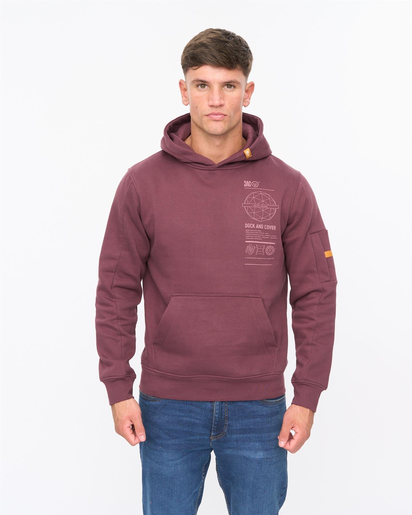 Mens Ashland Hoodie Raisin