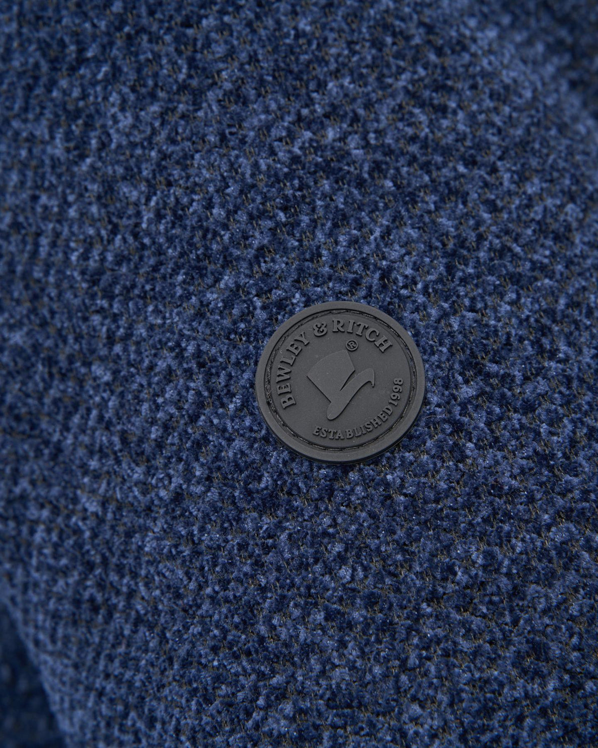 Hayton Funnel Neck 1/4 Zip Sweater Navy