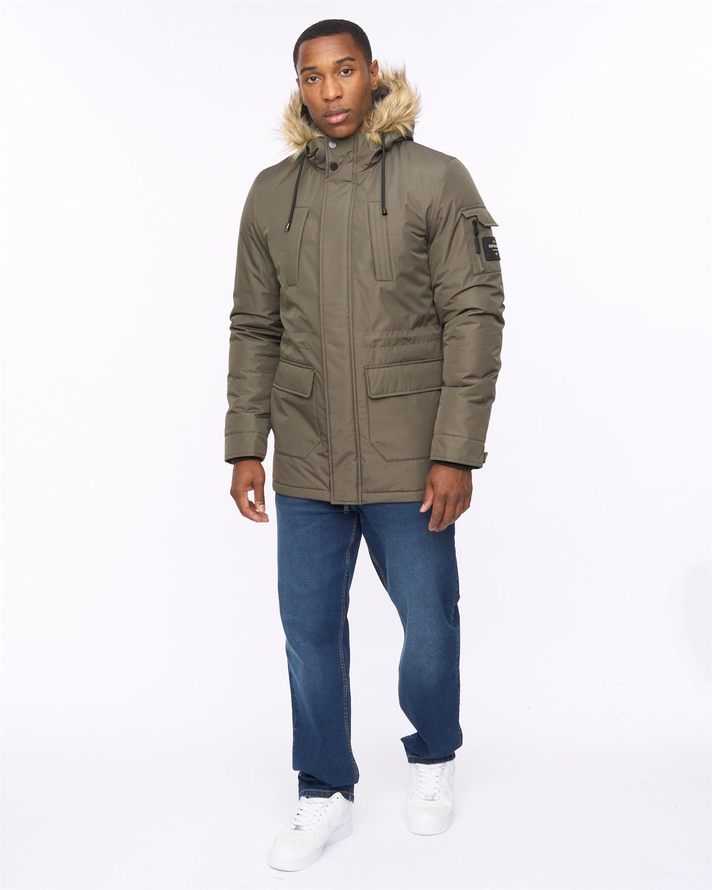 Mens Parkmoore Parka Dark Olive