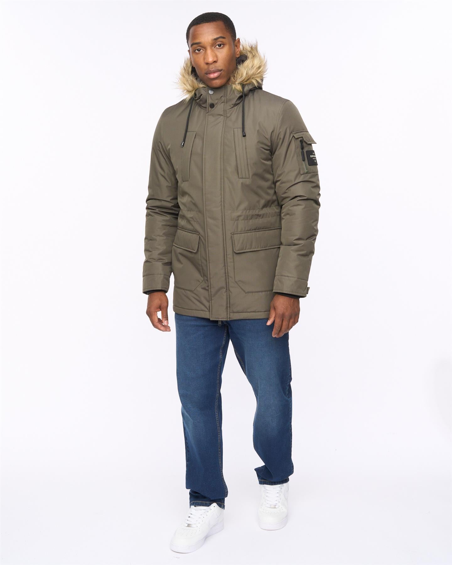 Mens Parkmoore Parka Dark Olive