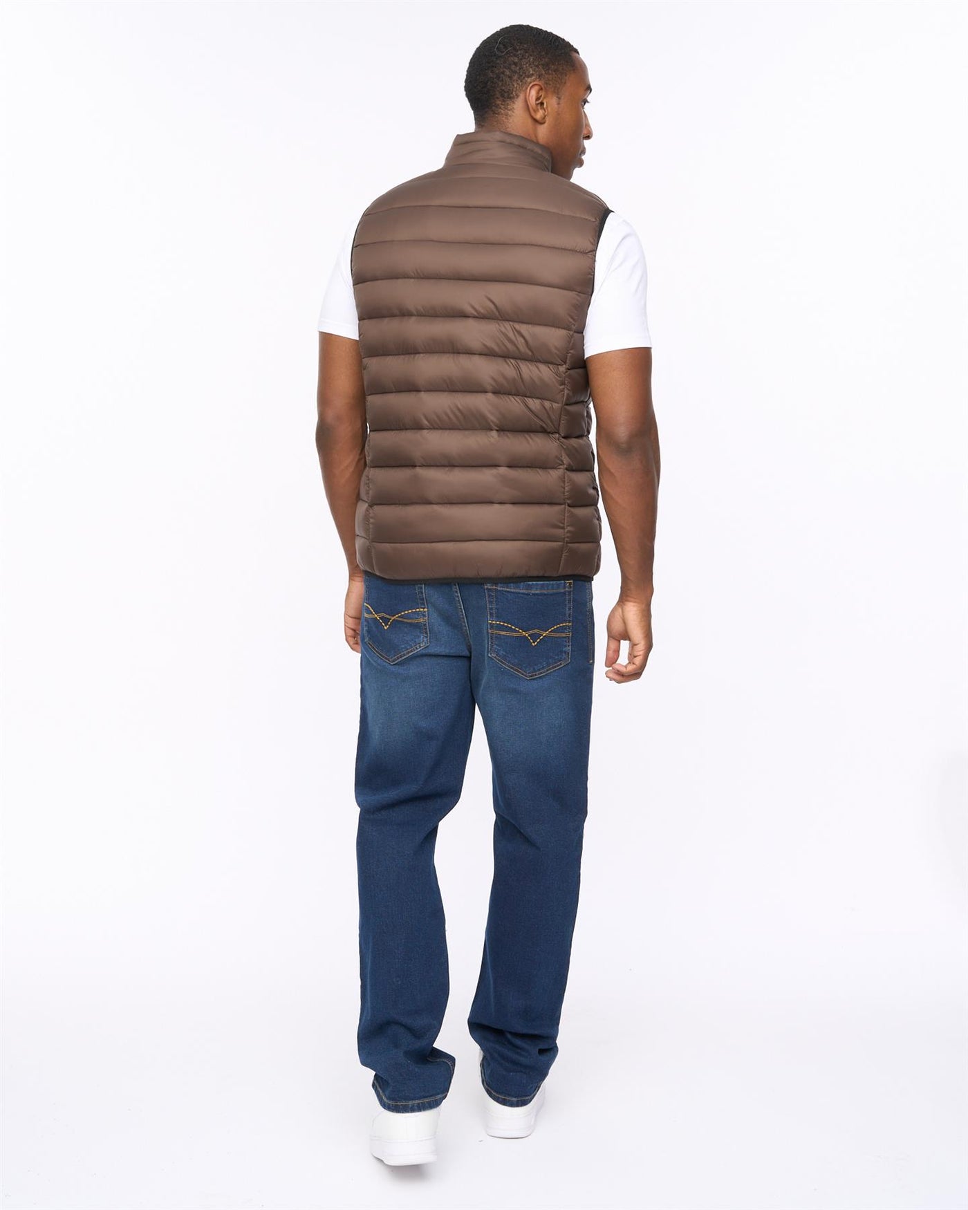Mens Gattering MVE Gilet Brown
