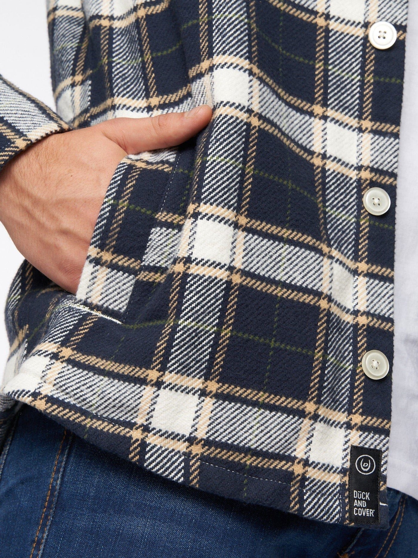 Francore Overshirt Navy Check