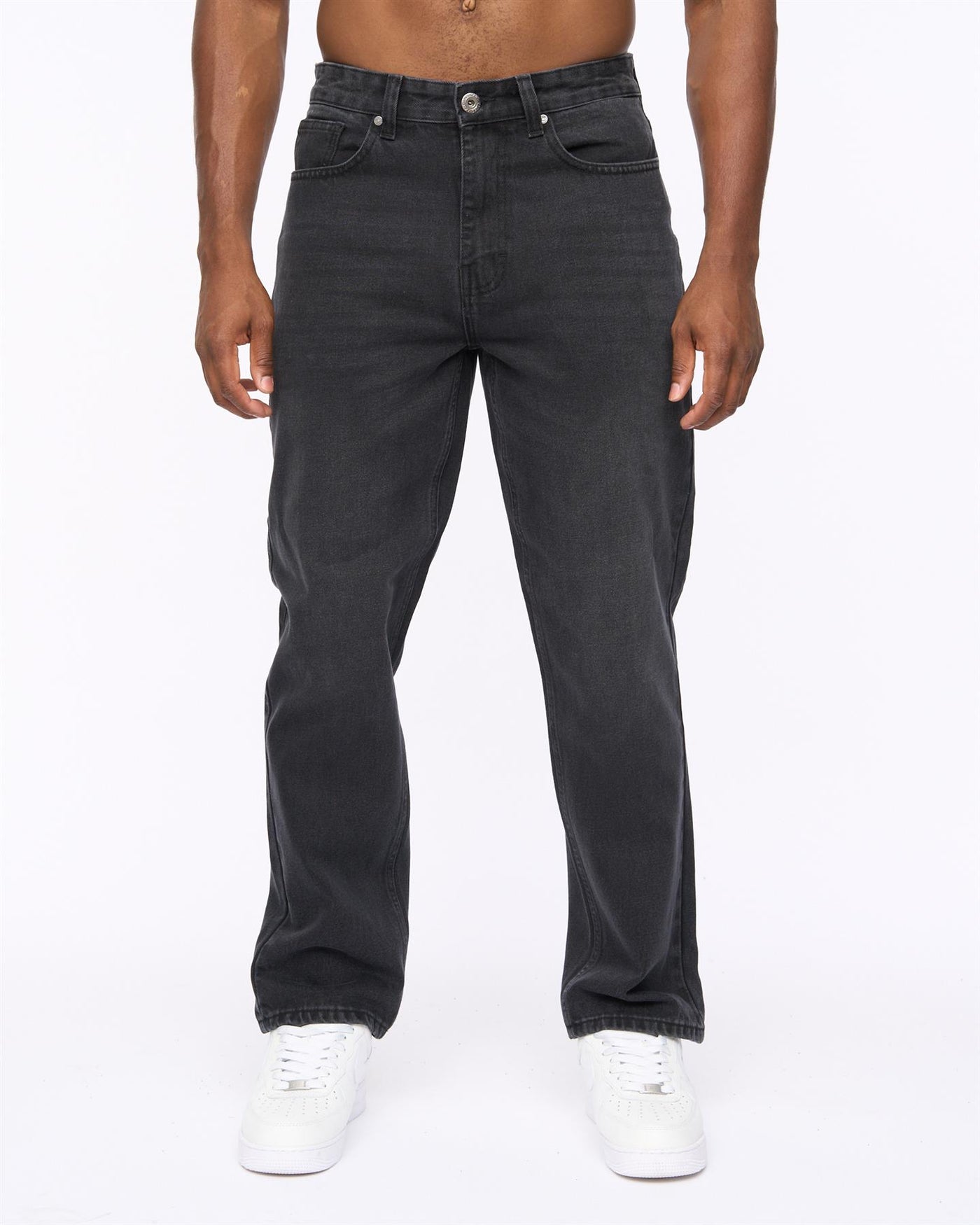 Mens Tillman Baggy Jeans Black Wash