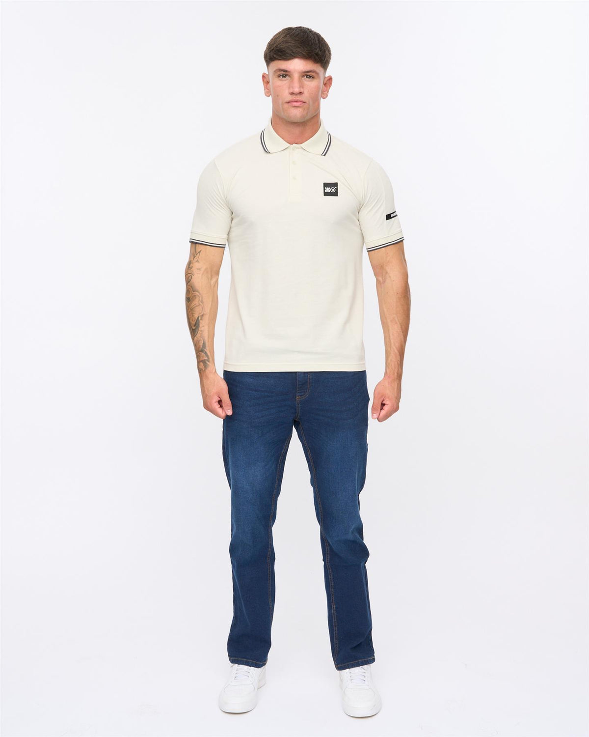 Mens Wrentham Polo Light Stone