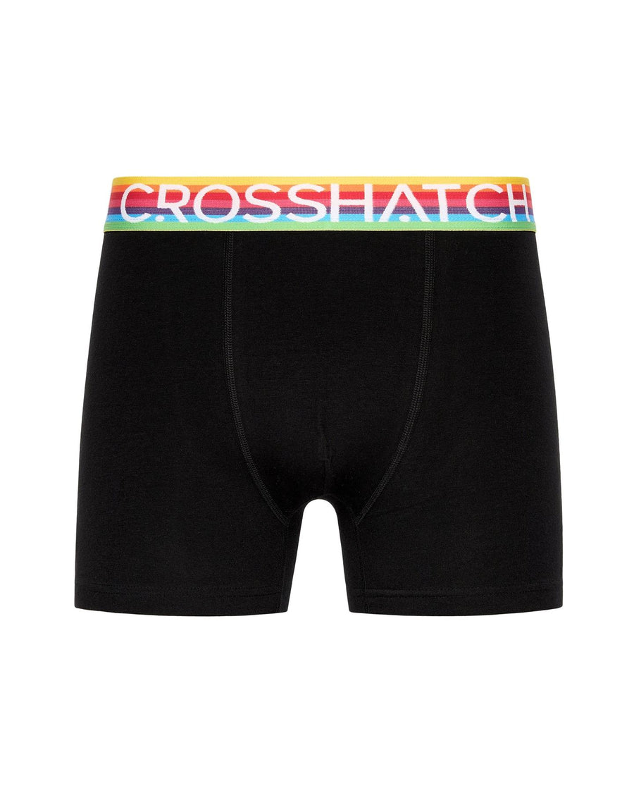 Mens Rainbow Mix Boxers 3pk Blue Mix