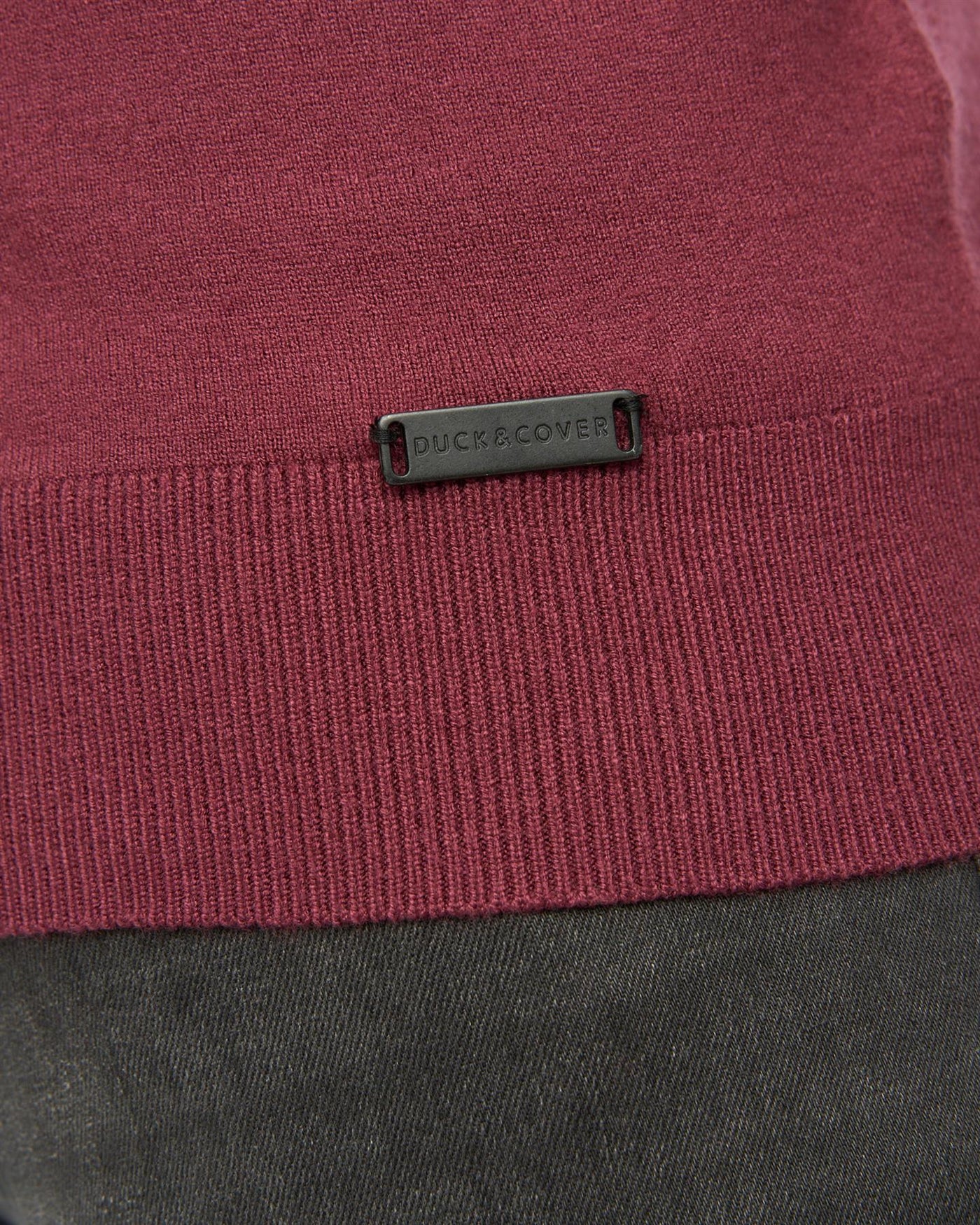 Mens Consenza Crew Knit Raisin