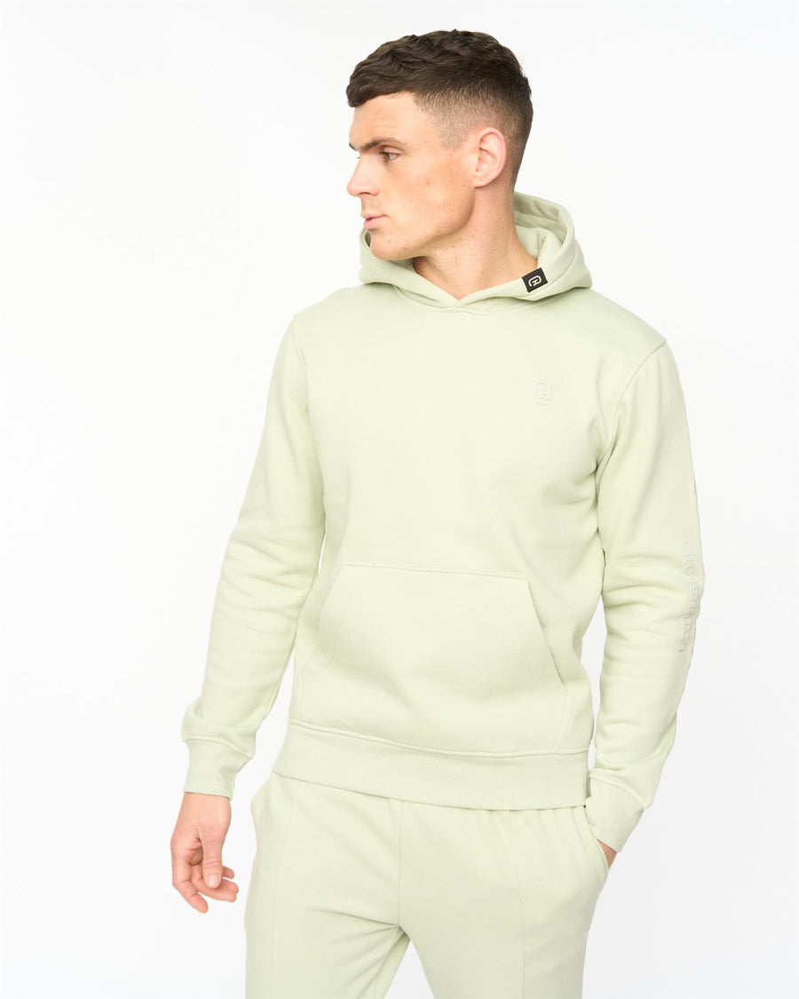 Mens Crufton Hoodie Light Olive