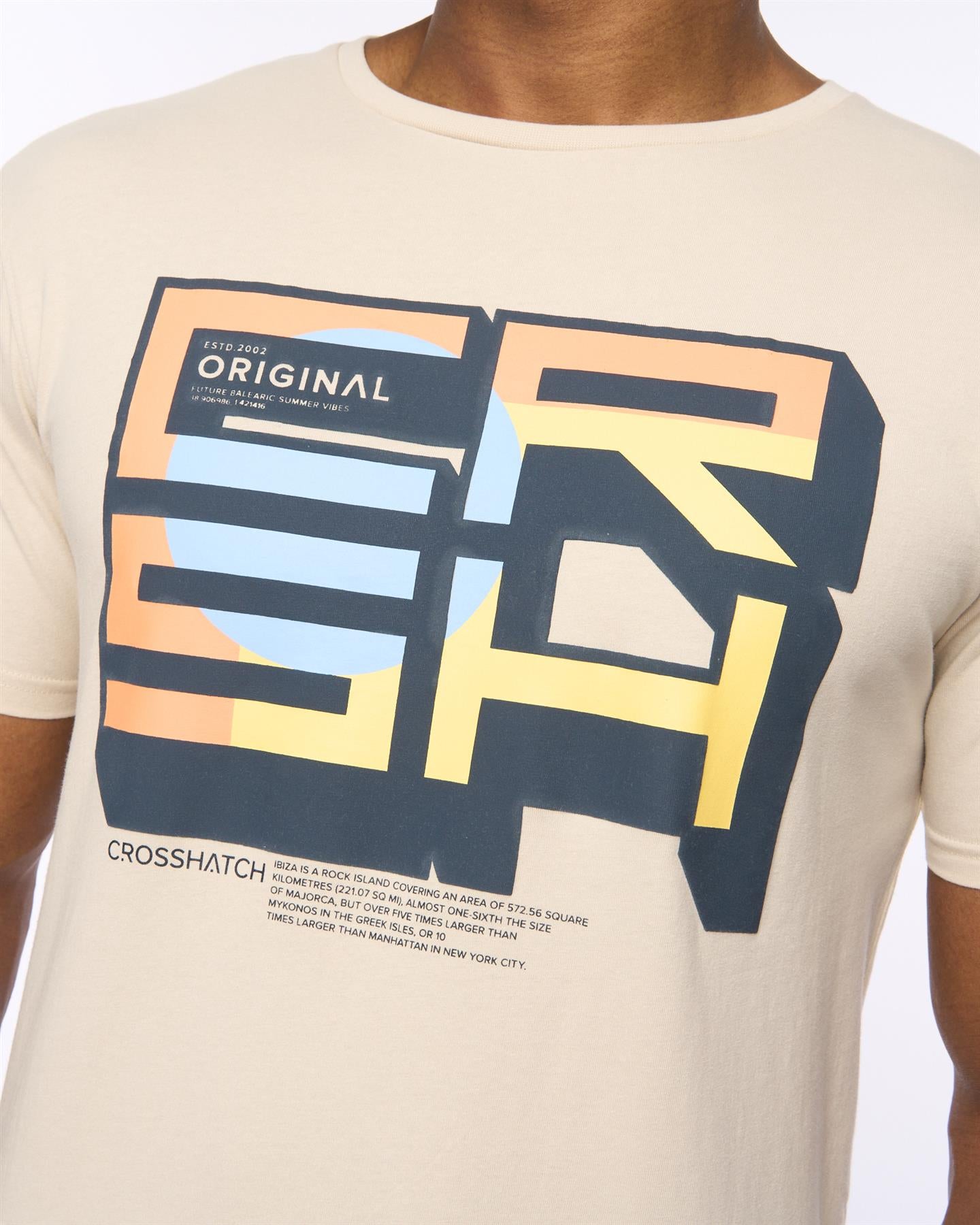 Mens Boxvibe T-Shirt Light Stone