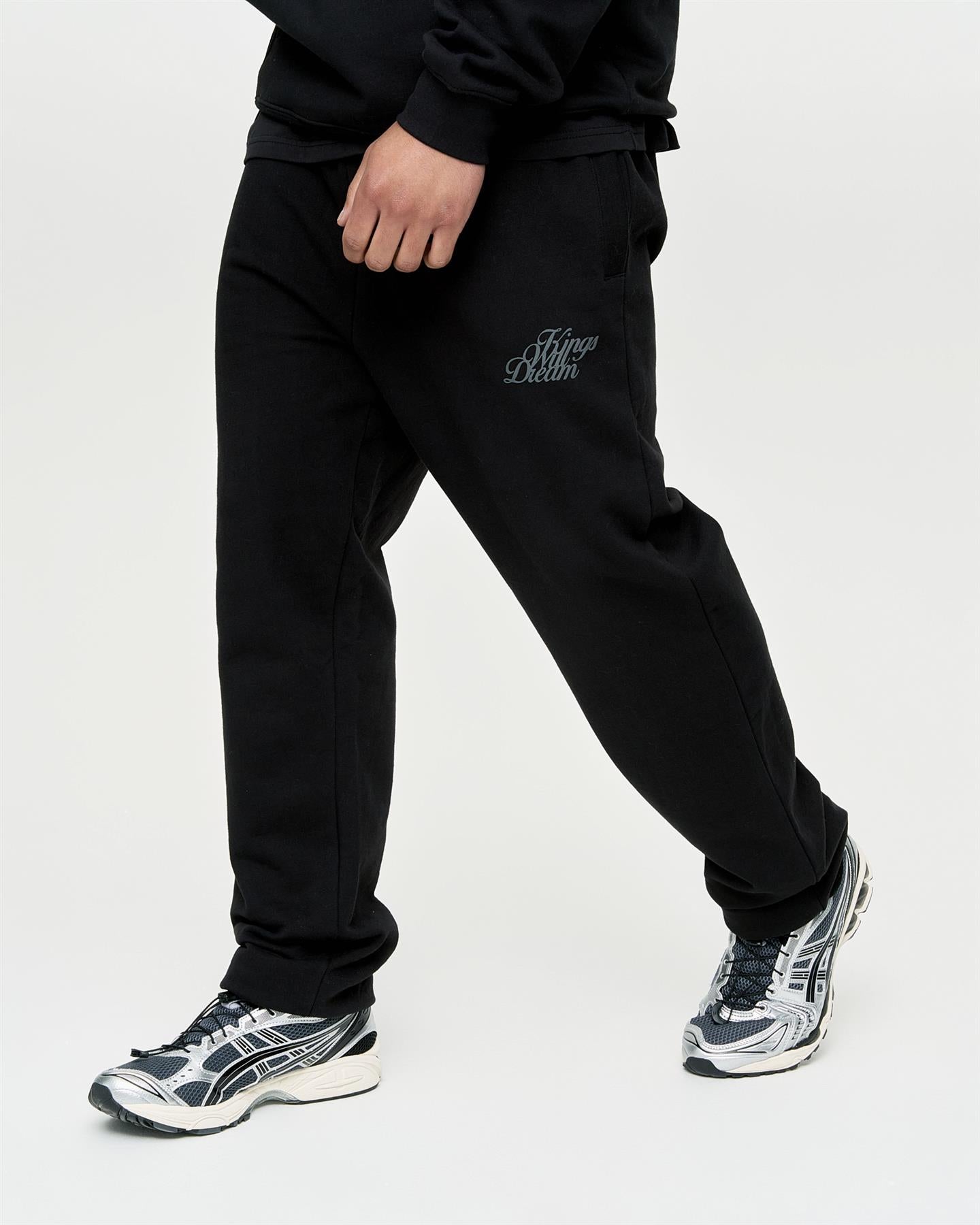 Mens Studio Scripted Joggers Black
