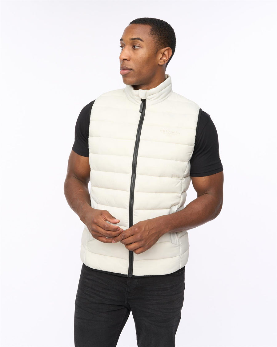 Mens Gattering MVE Gilet Putty